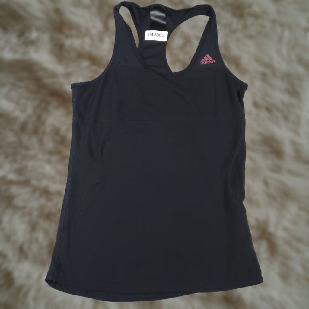 Adidas Adidas Tank Top Shirt Womens Medium Black Active Running Work Out Size M / US 6-8 / IT 42-44 - 1 Thumbnail