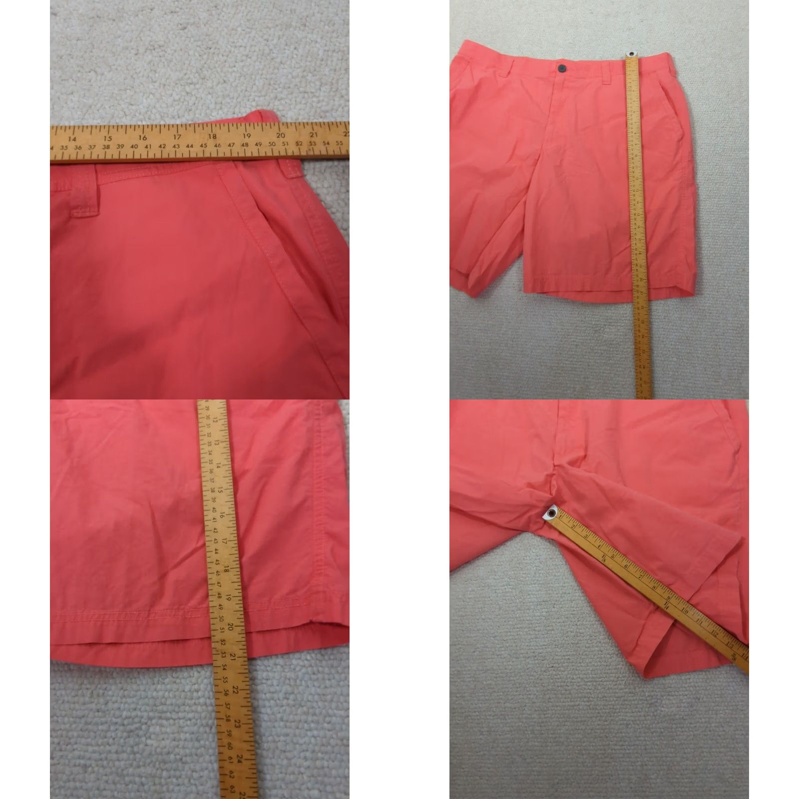 Vintage Columbia Chino Shorts Men 40 Regular Salmon Outdoor Golf Casual Travel Slim Fit/Regular Size US 40 / EU 56 - 8 Thumbnail