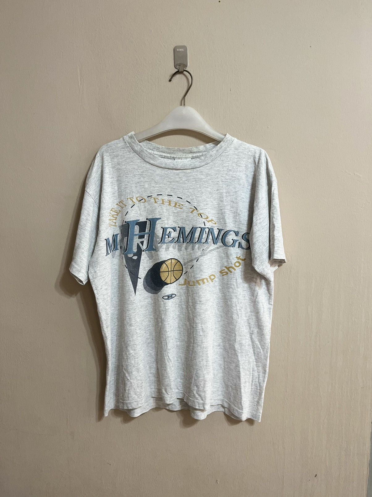 NBA Vintage M.Hemings Nba Shirt all single stich micheal jordan Size US M / EU 48-50 / 2 - 2 Thumbnail