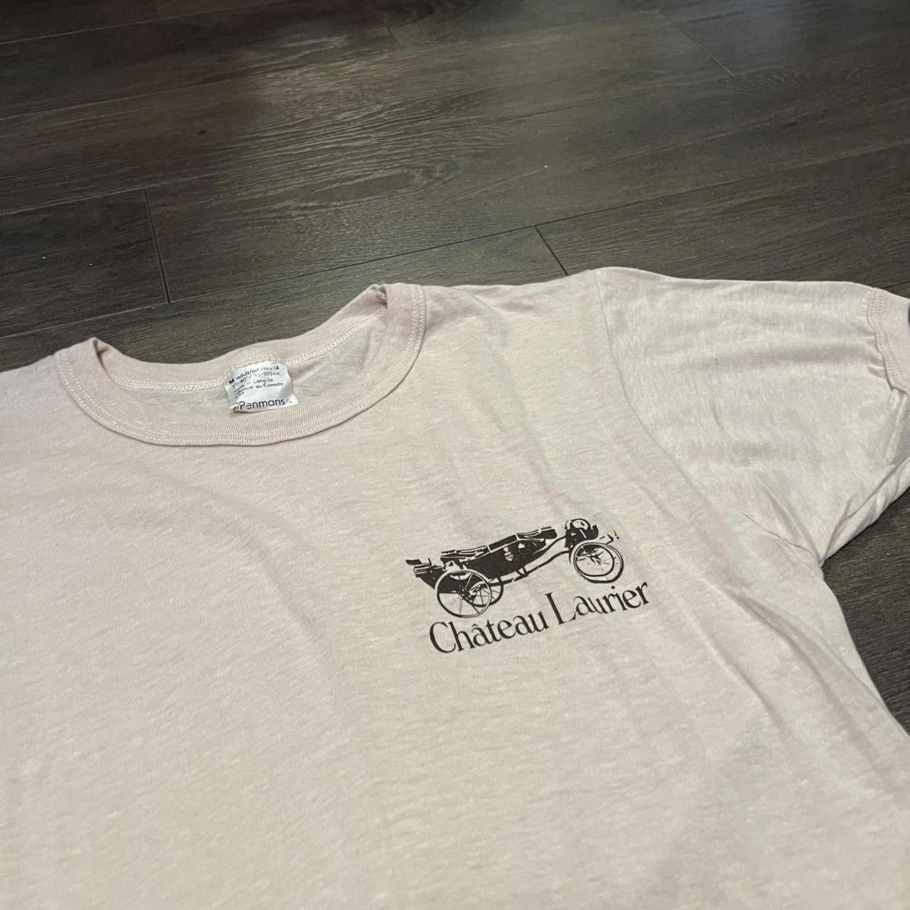 Designer Vintage Chateau Laurier T Shirt 80s Small Size US M / EU 48-50 / 2 - 2 Thumbnail