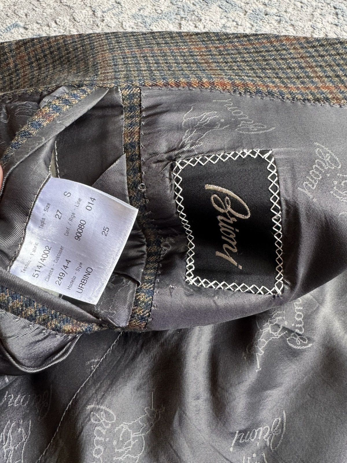 Brioni Brioni Urbino Wool Plaid Blazer Jacket Size 27 S Italy Size 52S - 6 Thumbnail