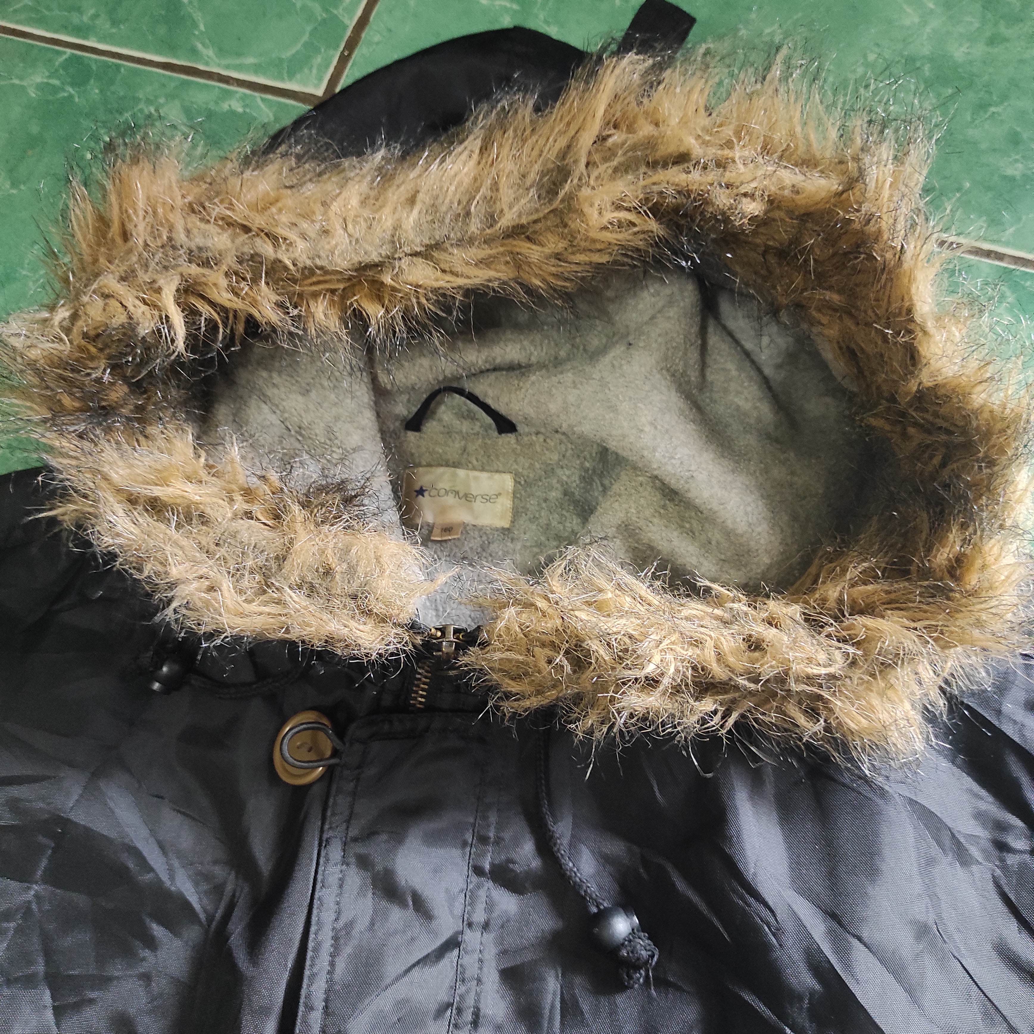 Converse Vintage Converse Big Logo Hoodie Fur Jacket Size US M / EU 48-50 / 2 - 15 Thumbnail