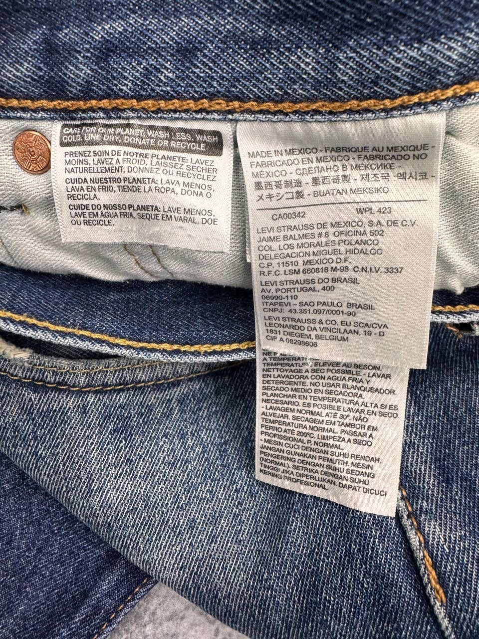 Levi's Levis 501 Vintage Blue Denim Pants Jeans Size US 36 / EU 52 - 9 Thumbnail