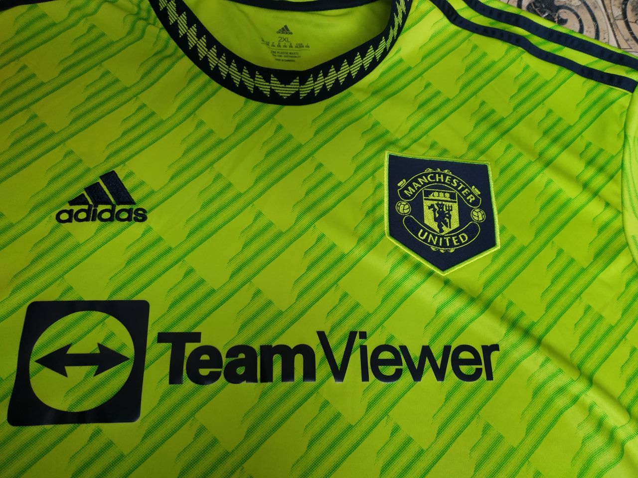 Adidas Adidas Manchester United 22/23 Third Authentic Jersey 2XL Size US XXL / EU 58 / 5 - 8 Thumbnail