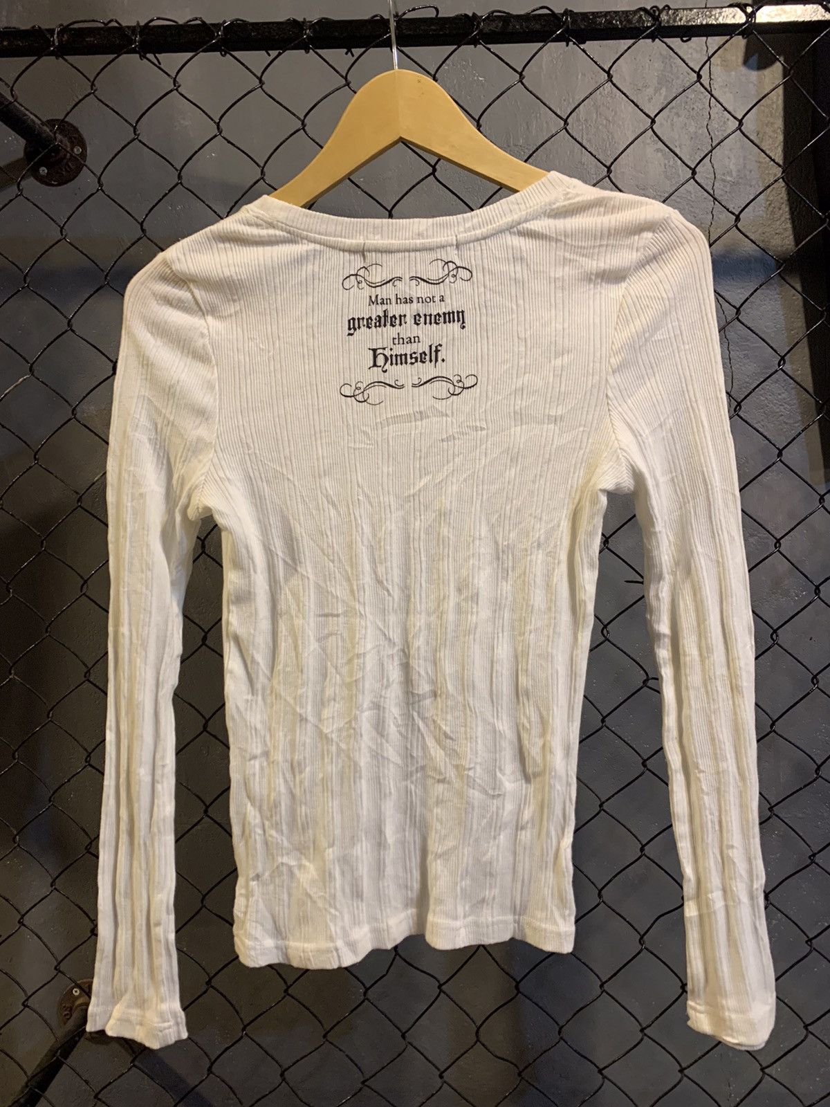 If Six Was Nine × Japanese Brand × Le Grande Bleu (L.G.B.) Queen In Heart Poem Y2K Longsleeve Size M / US 6-8 / IT 42-44 - 7 Thumbnail