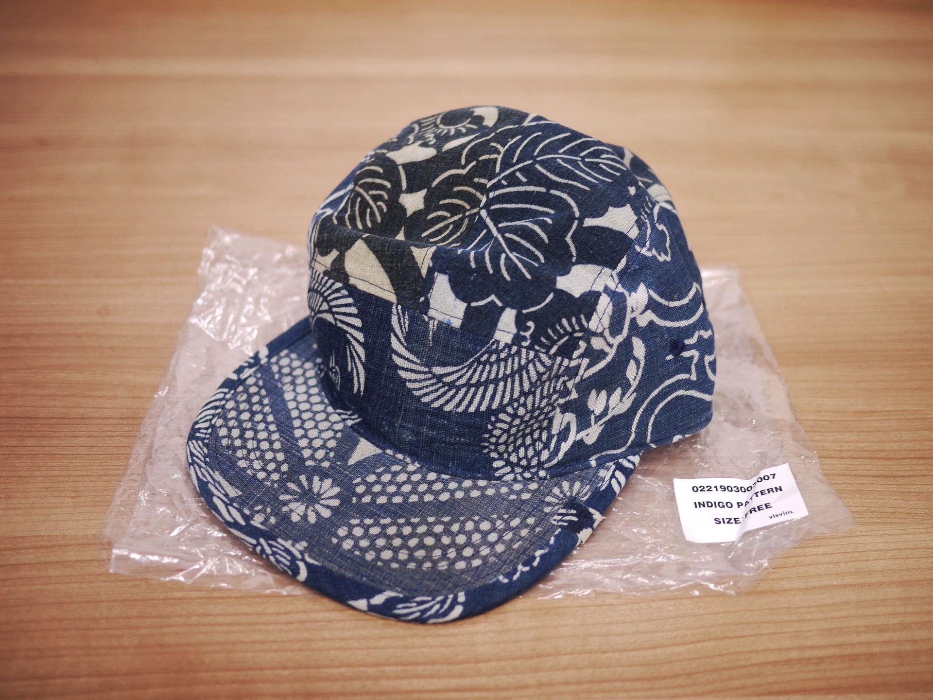Visvim Visvim ICT Camp Cap Kofu Indigo Pattern F Size ONE SIZE - 1 Thumbnail