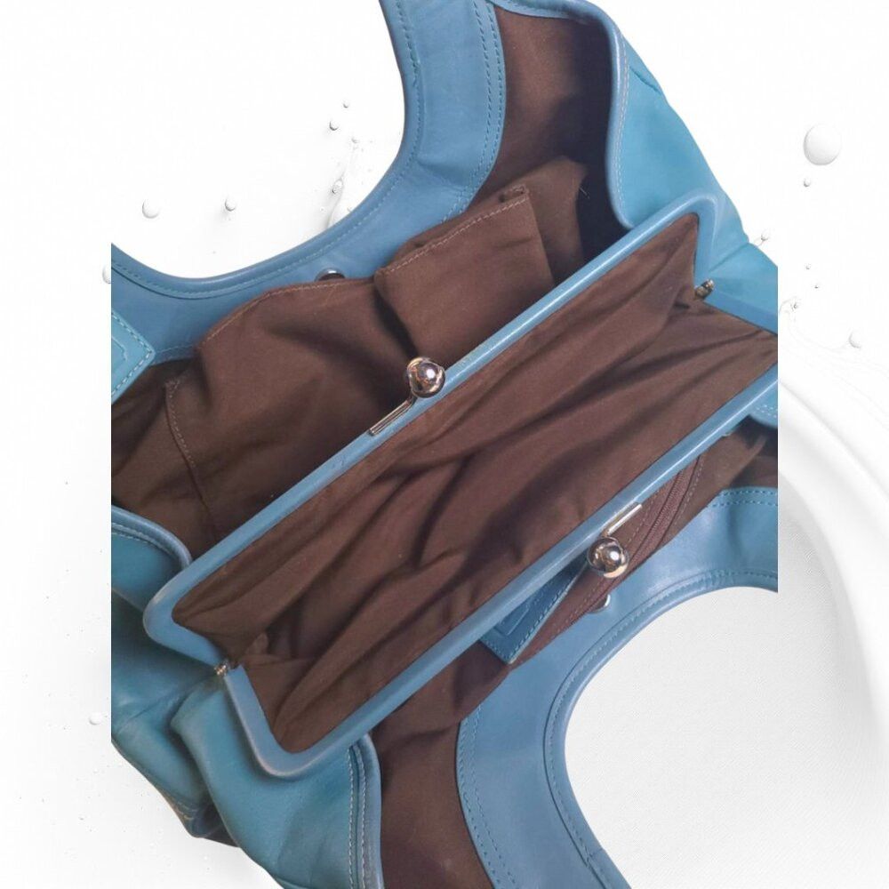 Coach COACH Ergo Satchel in blue leather Size ONE SIZE - 6 Thumbnail