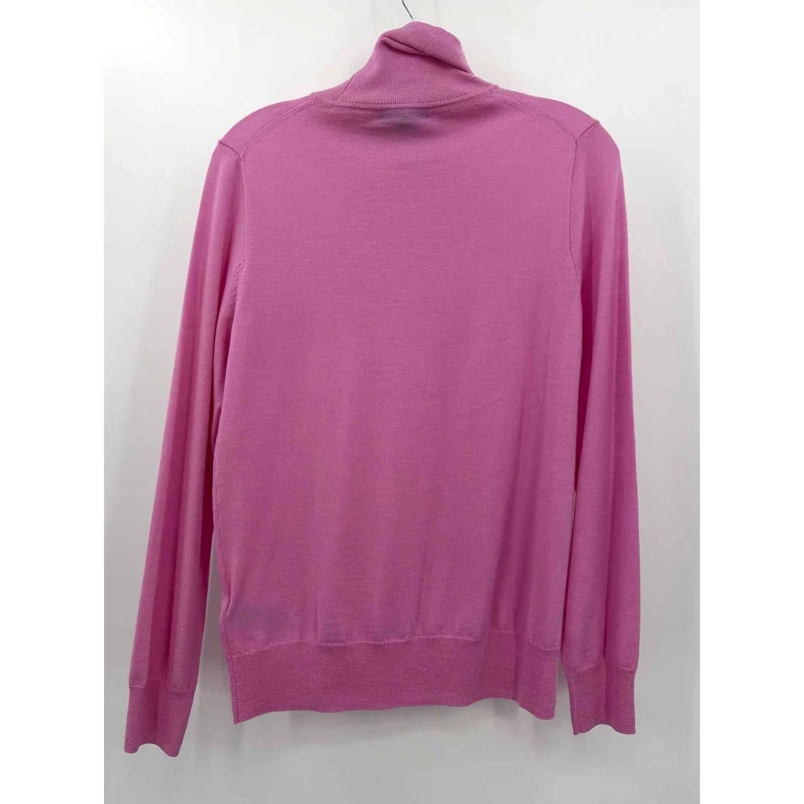 Pinko Pre-Owned J Crew Pink Size Medium Turtleneck Sweater Size M / US 6-8 / IT 42-44 - 2 Thumbnail