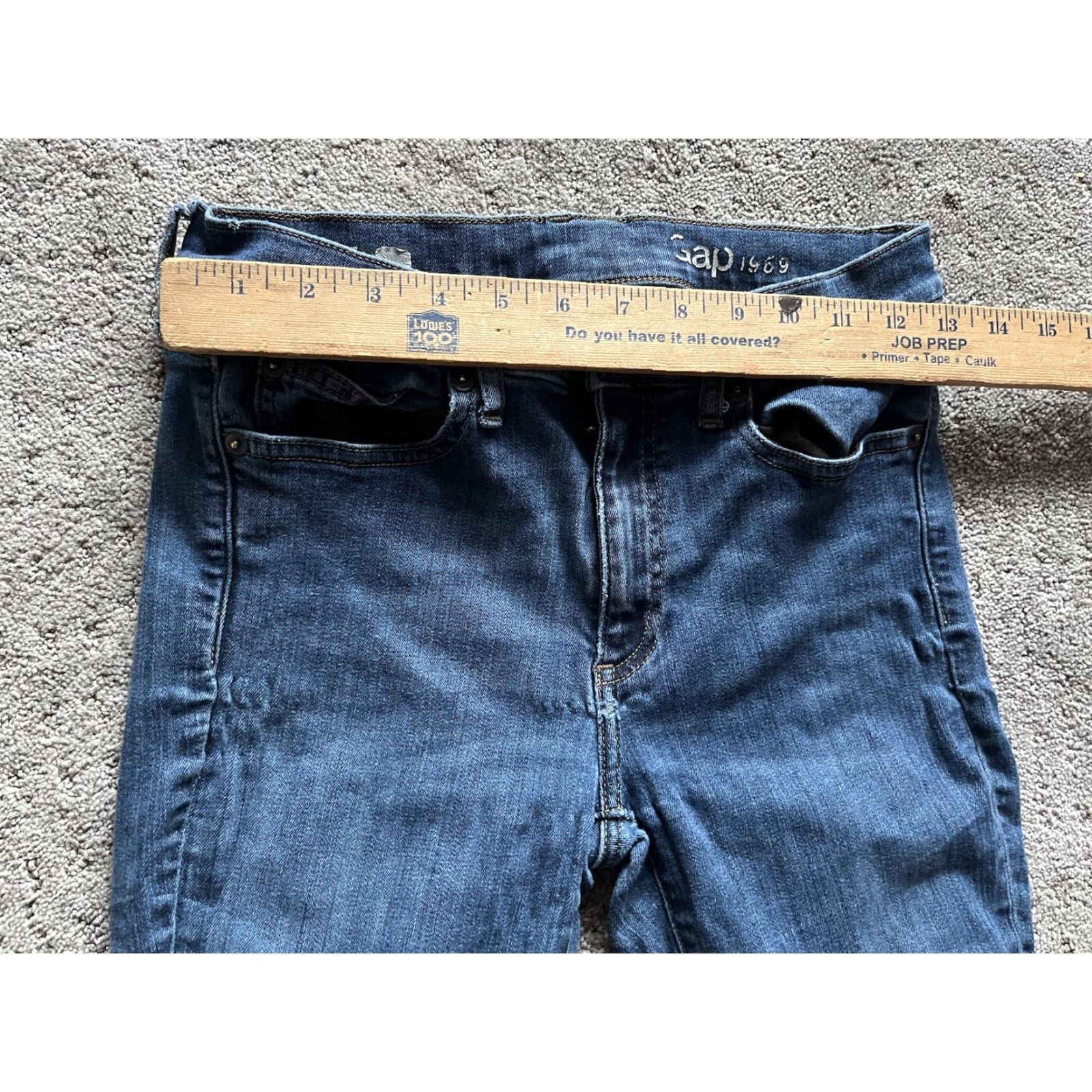 Gap Gap Jeans Dark Wash Stretch Denim Skinny 26 Regular Women Resolution True Skinny Jeans Blue Dark Wash Cotton/Polyester/Spandex Woman 90s? Size 26" / US 2 / IT 38 - 7 Thumbnail