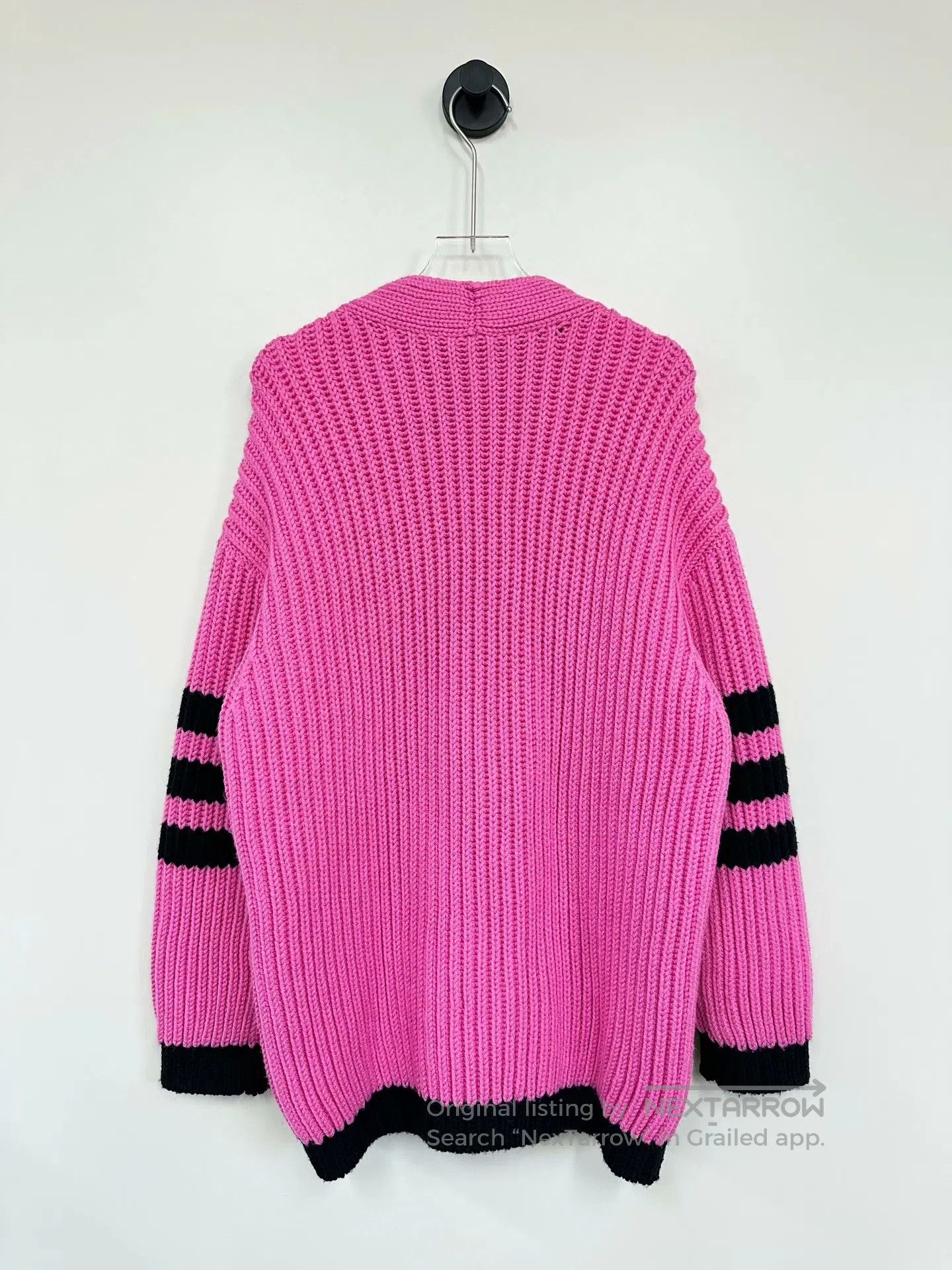 Gucci Guicci Color-block Logo Letter Embroidered V-neck Knit Zip Size US S / EU 44-46 / 1 - 2 Thumbnail