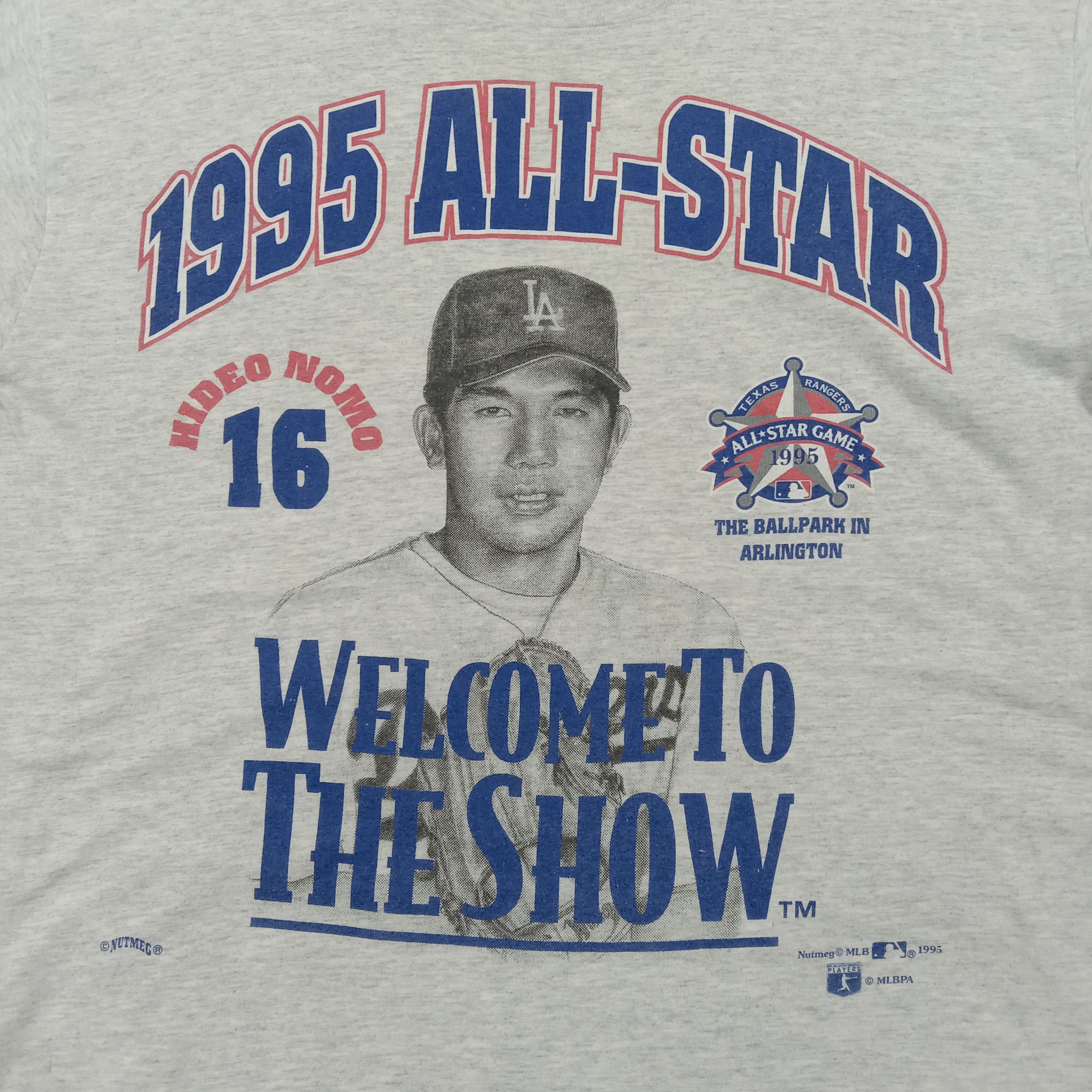 Nutmeg Nutmeg 90s MLB Hideo Nomo LA Dodgers Tshirt C276N6 Size US L / EU 52-54 / 3 - 2 Thumbnail