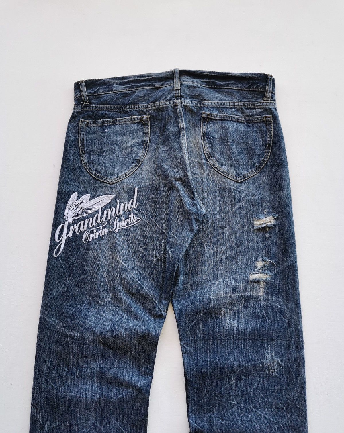 Kapital Grandmind Oririn Spirit Denim Jeans Size US 33 - 1 Thumbnail