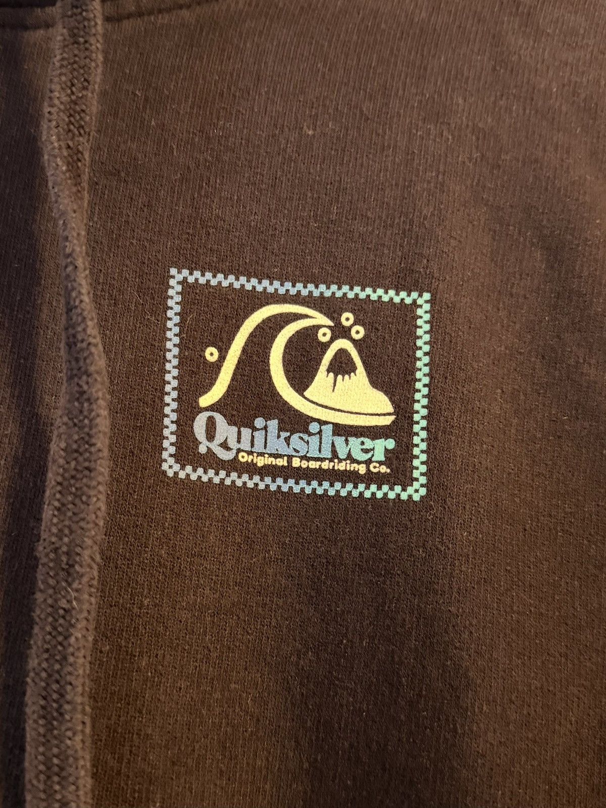 Quiksilver vtg 90s y2k quiksilver double sided hoodie w/ sleeve hit Size US L / EU 52-54 / 3 - 5 Thumbnail