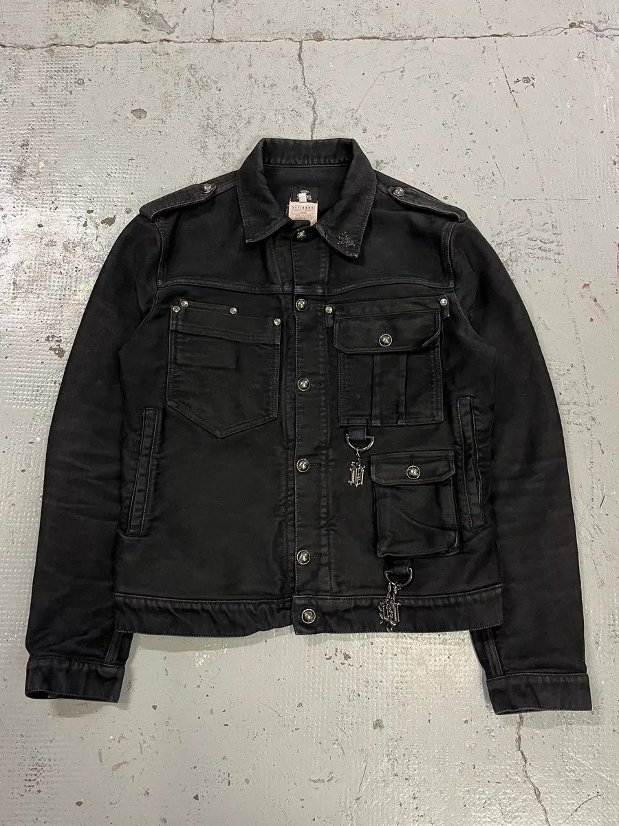 Versace AW2003 Versace Military Multi-Pockets Cargo Black Jacket Size US M / EU 48-50 / 2 - 1 Thumbnail
