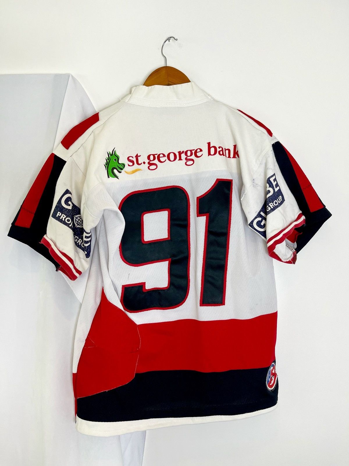 Chorley × Handmade Chorley Up-Cycled Deconstructed Rugby Polo Shirt SS24 Size US L / EU 52-54 / 3 - 3 Thumbnail