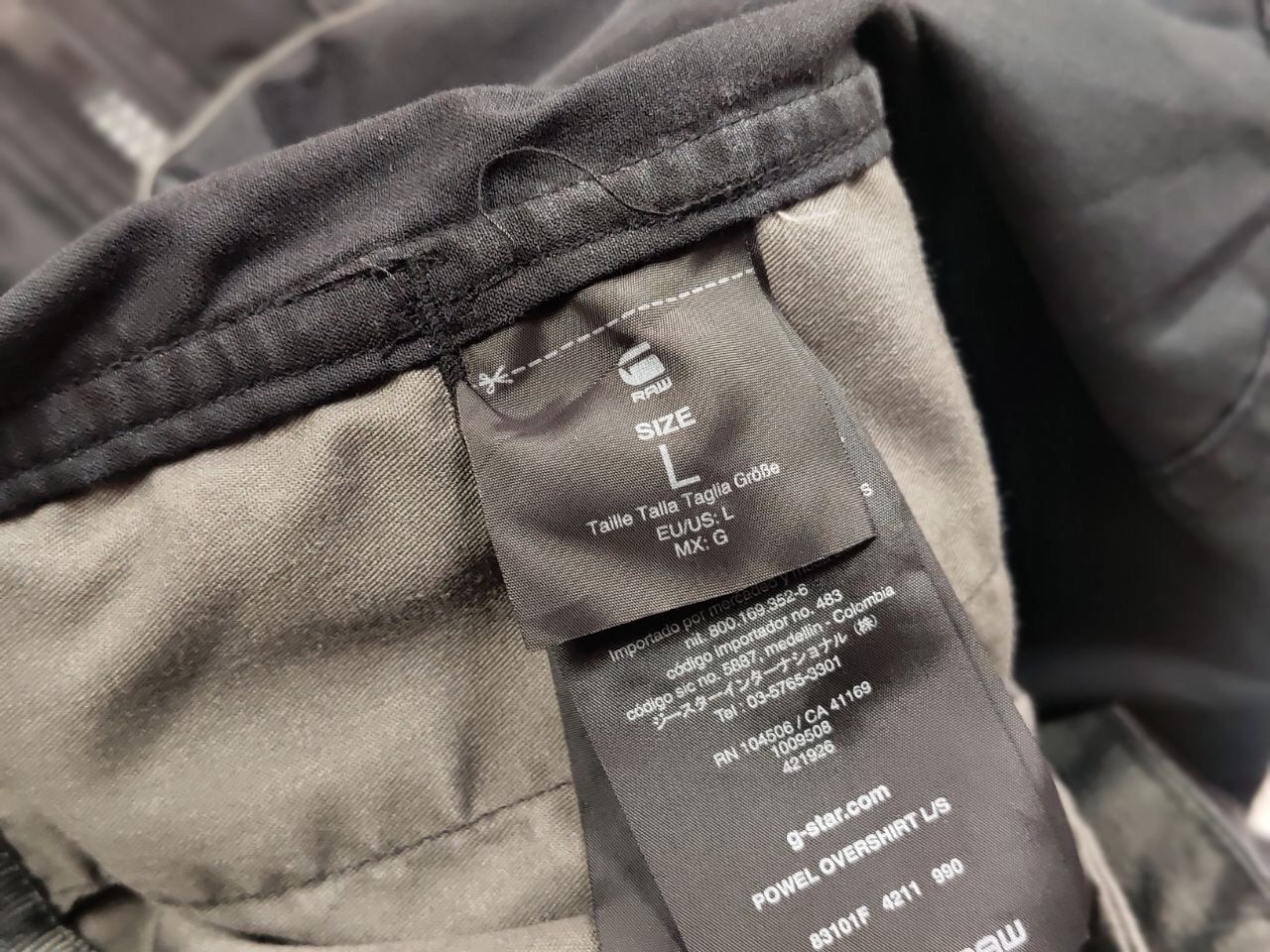G-Star G Star Raw Powel Overshirt Black Pocket Zip Hooded Jacket Size US L / EU 52-54 / 3 - 21 Thumbnail