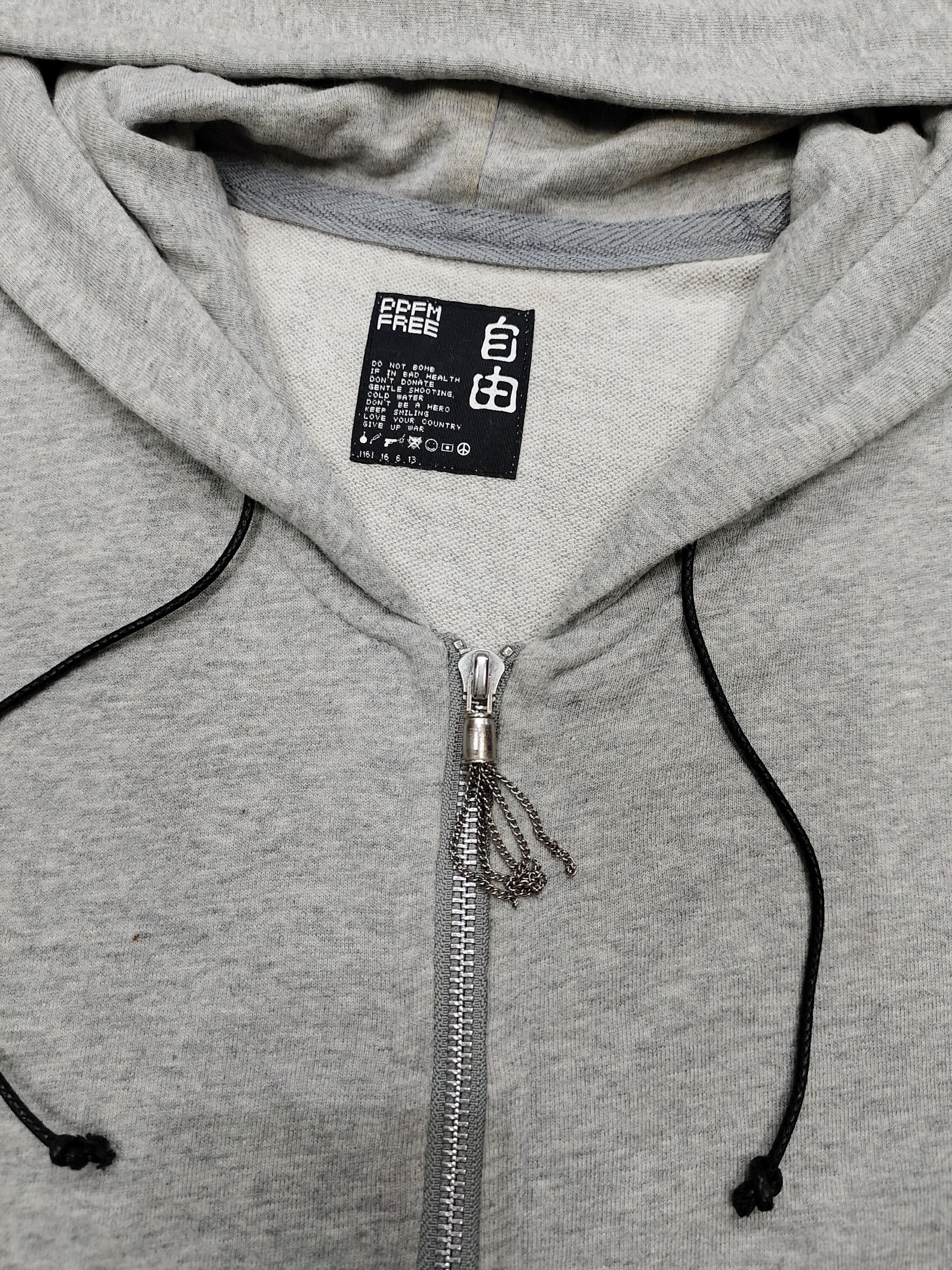 PPFM 00s PPFM 🇯🇵 Punk Rock Clain Zip Pullen Hoodie Long Vest Size US M / EU 48-50 / 2 - 4 Thumbnail