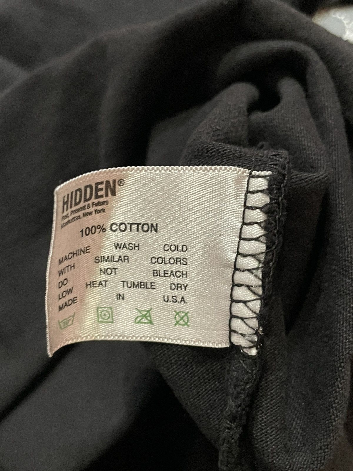 HIDDEN Hidden H logo T-shirt Black Size US L / EU 52-54 / 3 - 4 Thumbnail