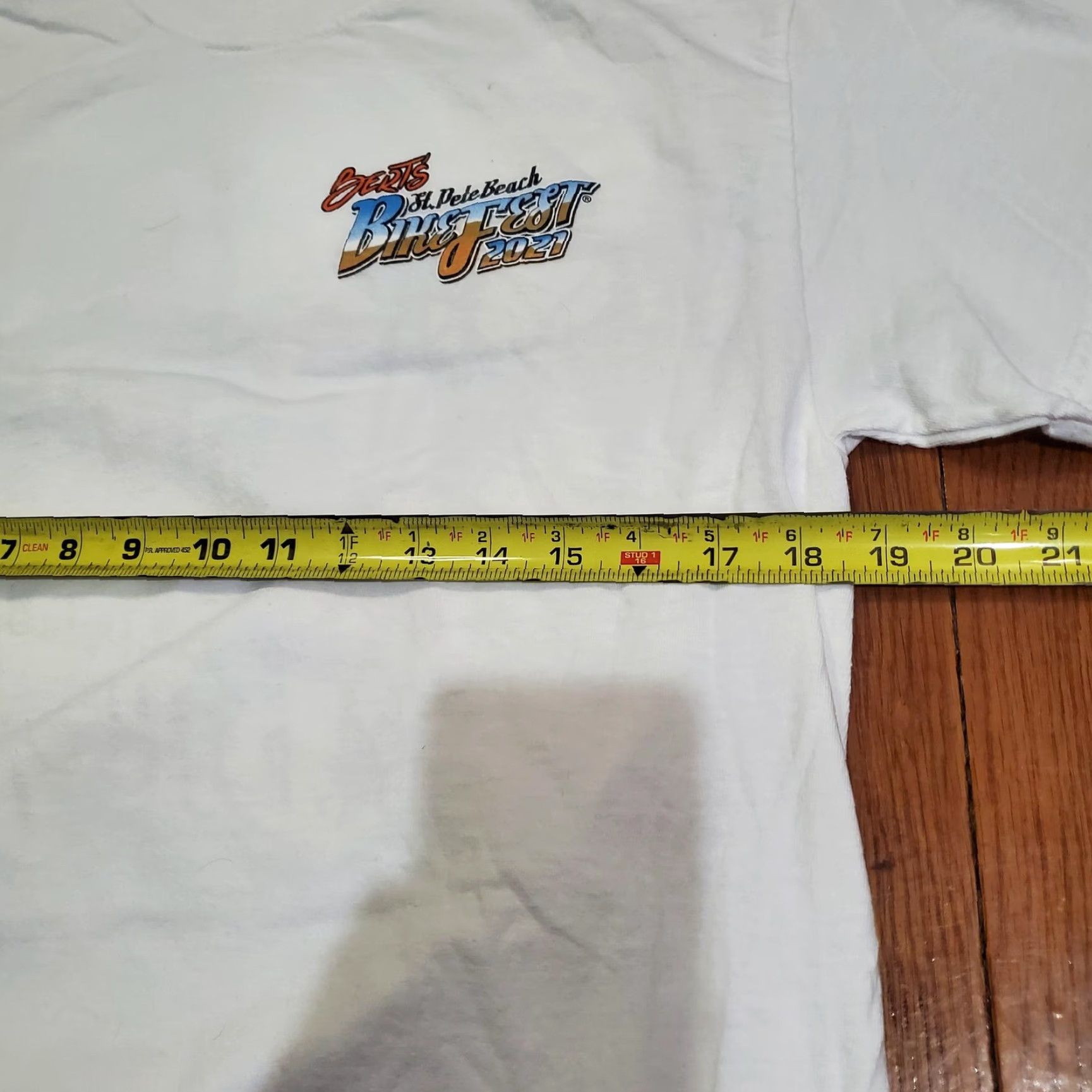 Harley Davidson VINTAGE Bert's St Pete Beach Bike Fest Shirt Mens Large White Harley-Davidson 2021 Size US M / EU 48-50 / 2 - 7 Thumbnail