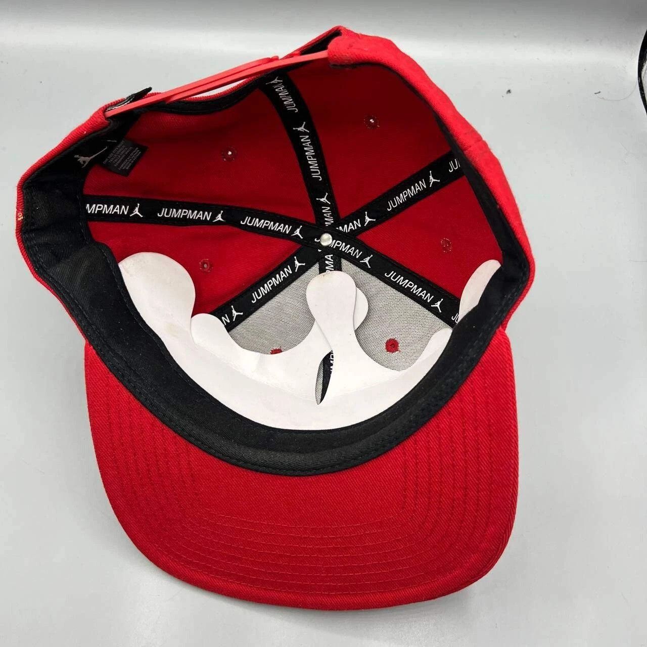Jordan Brand Air Jordan Hat Men Red Embroidered Script Snap Back Cap Men Size ONE SIZE - 2 Thumbnail