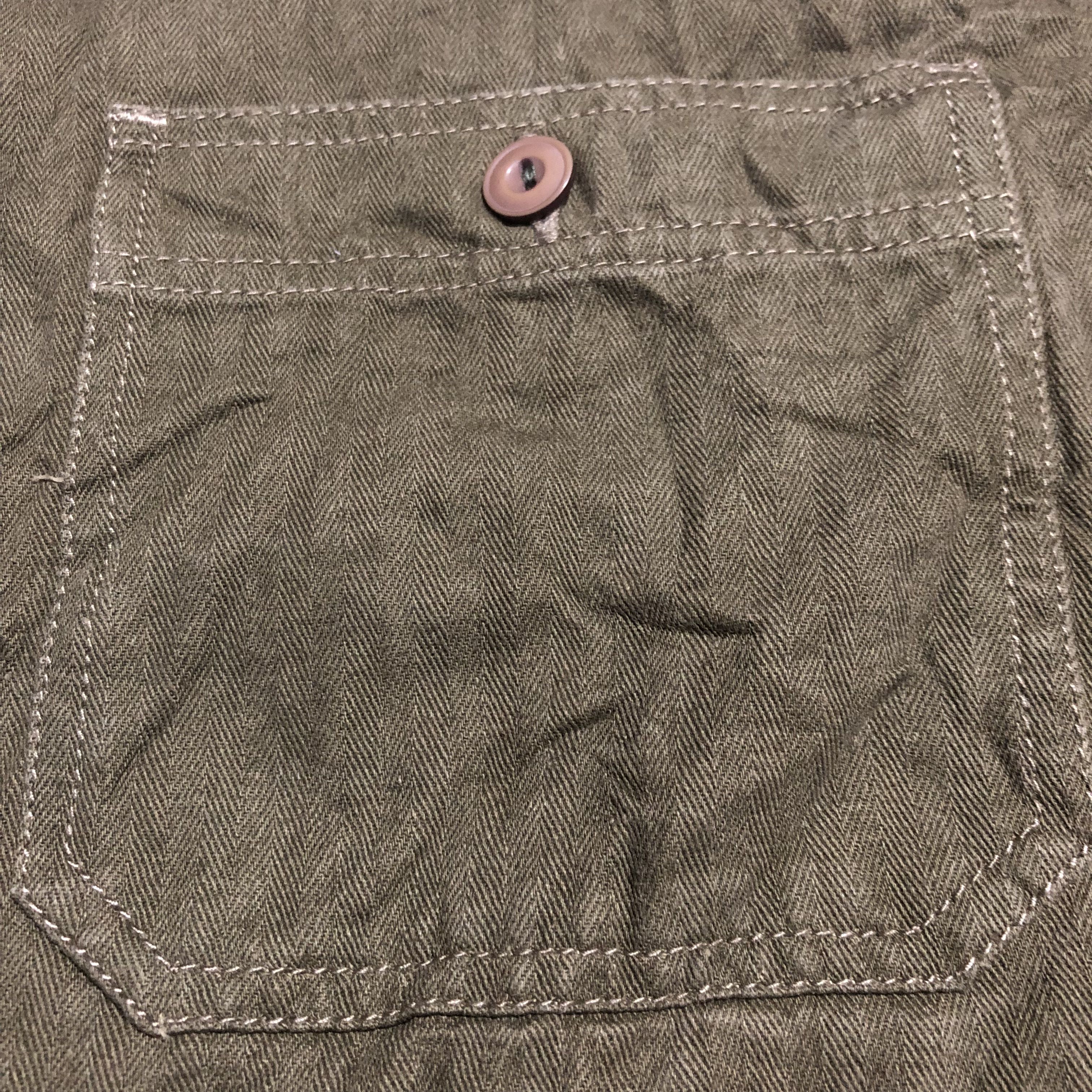 Japanese Brand Houston Japan vintage style military hbt twill usarmy shirt Size US L / EU 52-54 / 3 - 3 Thumbnail