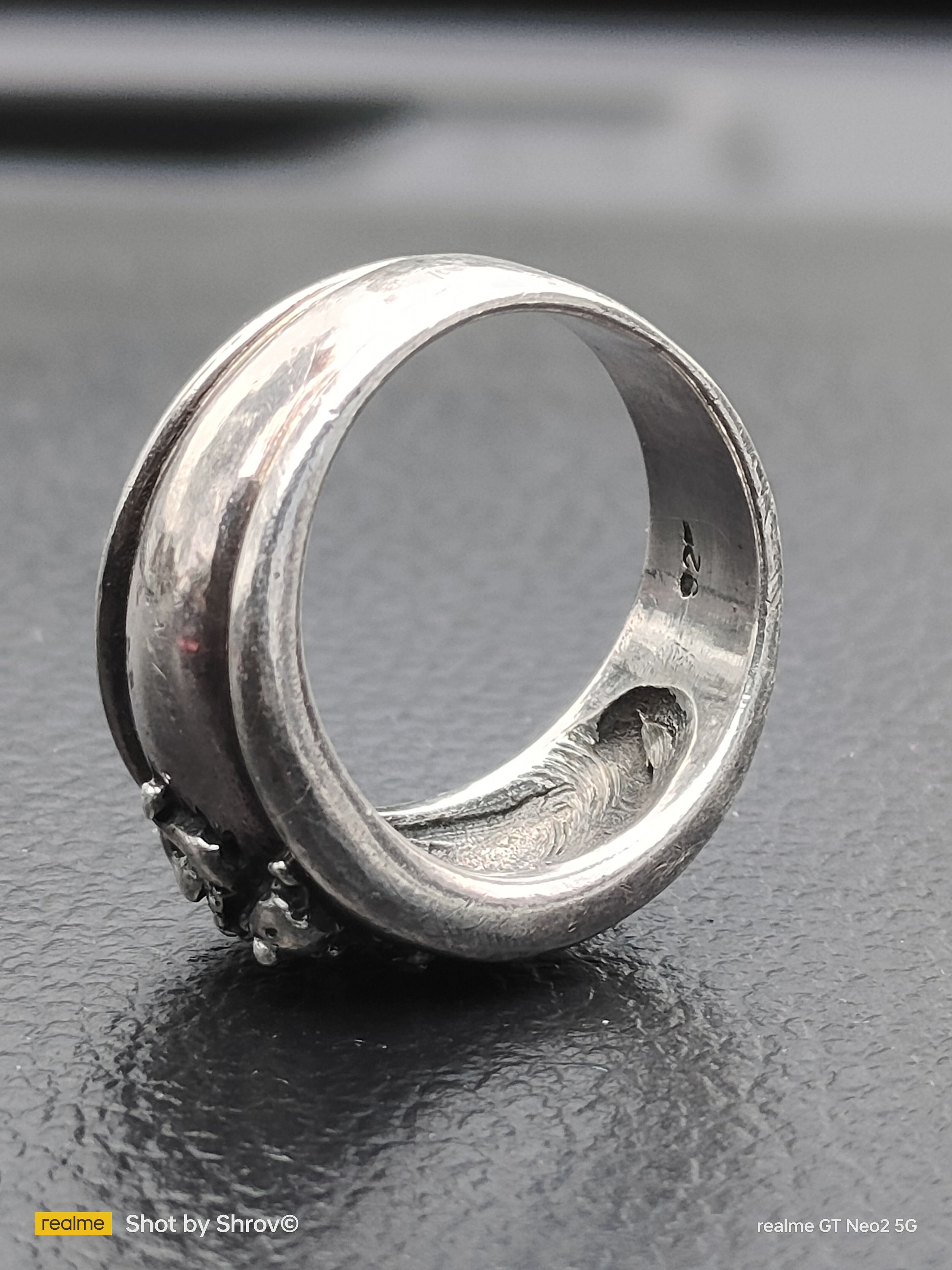 Vintage Grateful Dead Dancing Bear Vintage Ring Sterling Silver 925 Size ONE SIZE - 4 Thumbnail