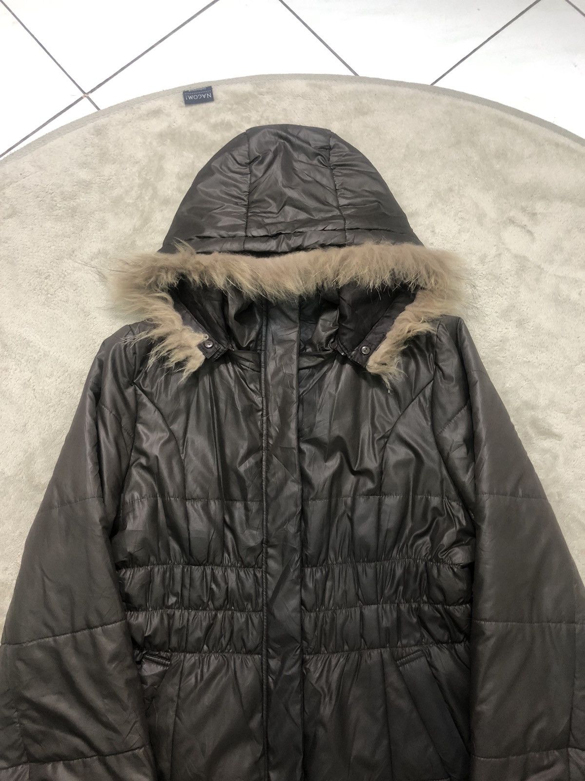 Hysteric Glamour × If Six Was Nine × Le Grande Bleu (L.G.B.) Vintage Fur Hoodie Long Puffer Jacket Size M / US 6-8 / IT 42-44 - 3 Thumbnail