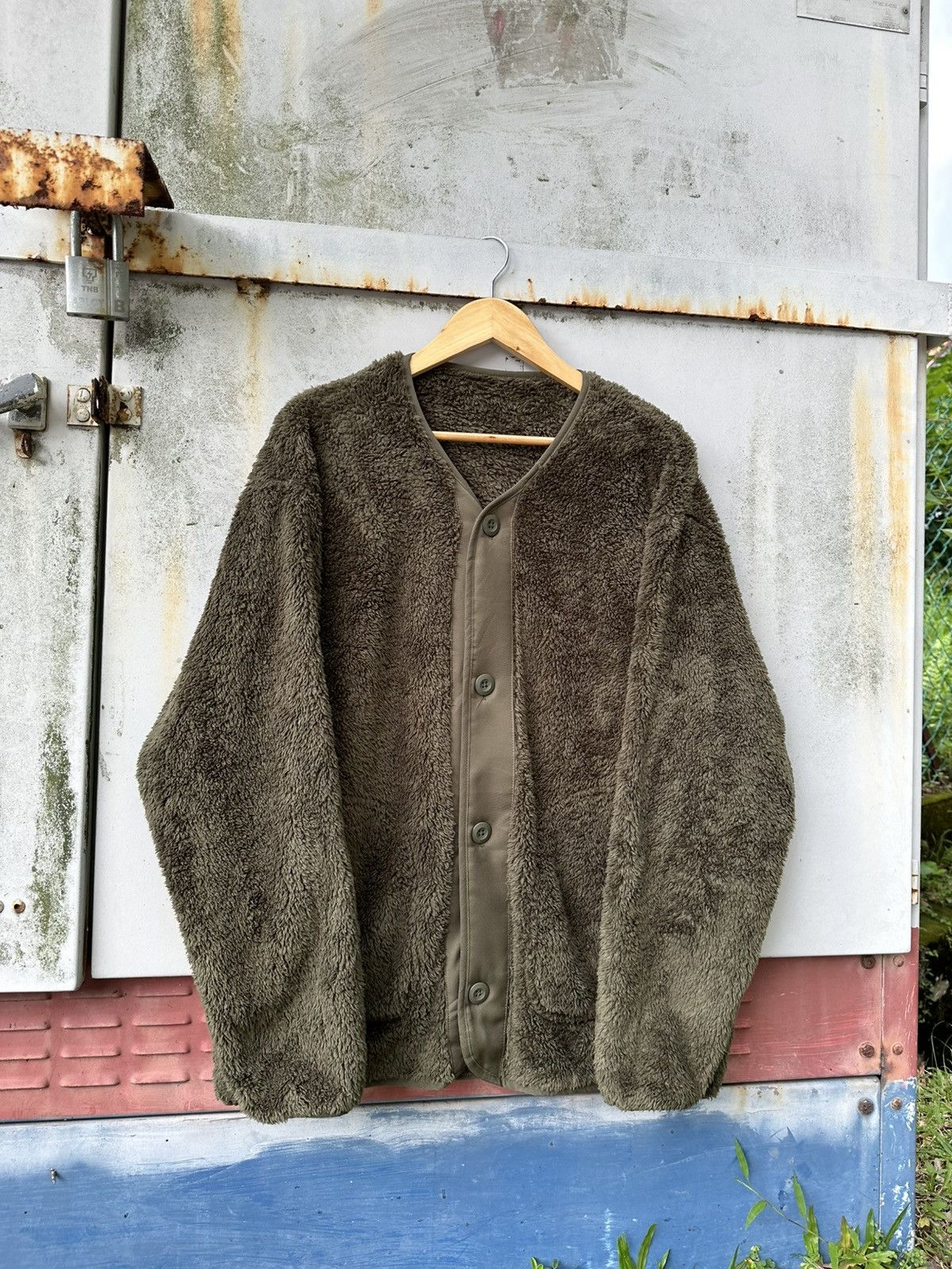 Uniqlo 👹Uniqlo Fleece Cardigan Jacket Size US L / EU 52-54 / 3 - 4 Thumbnail