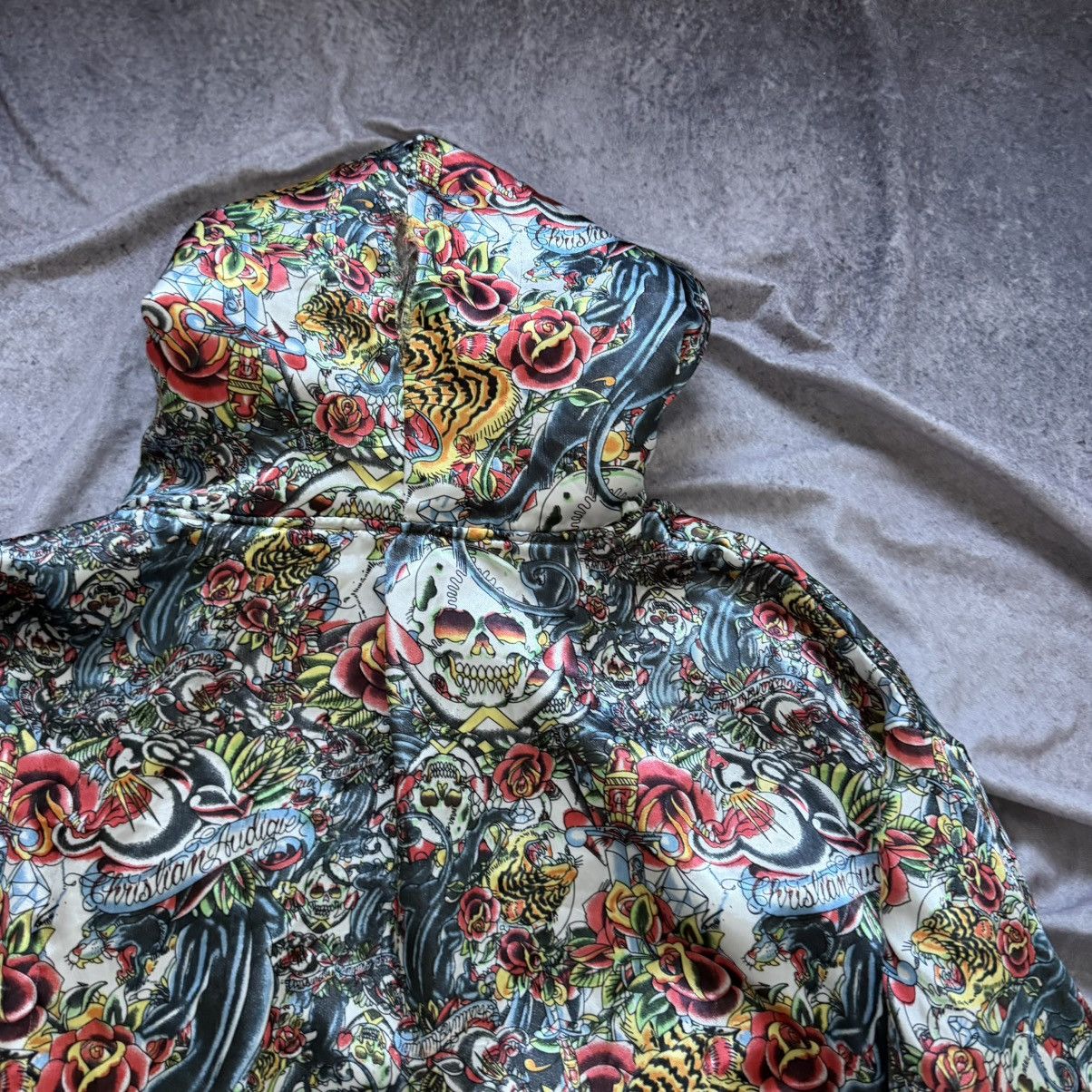 Christian Audigier Y2K Christian Audigier Los Angeles Skull Full Zip Hoodie Size US XXL / EU 58 / 5 - 23 Thumbnail