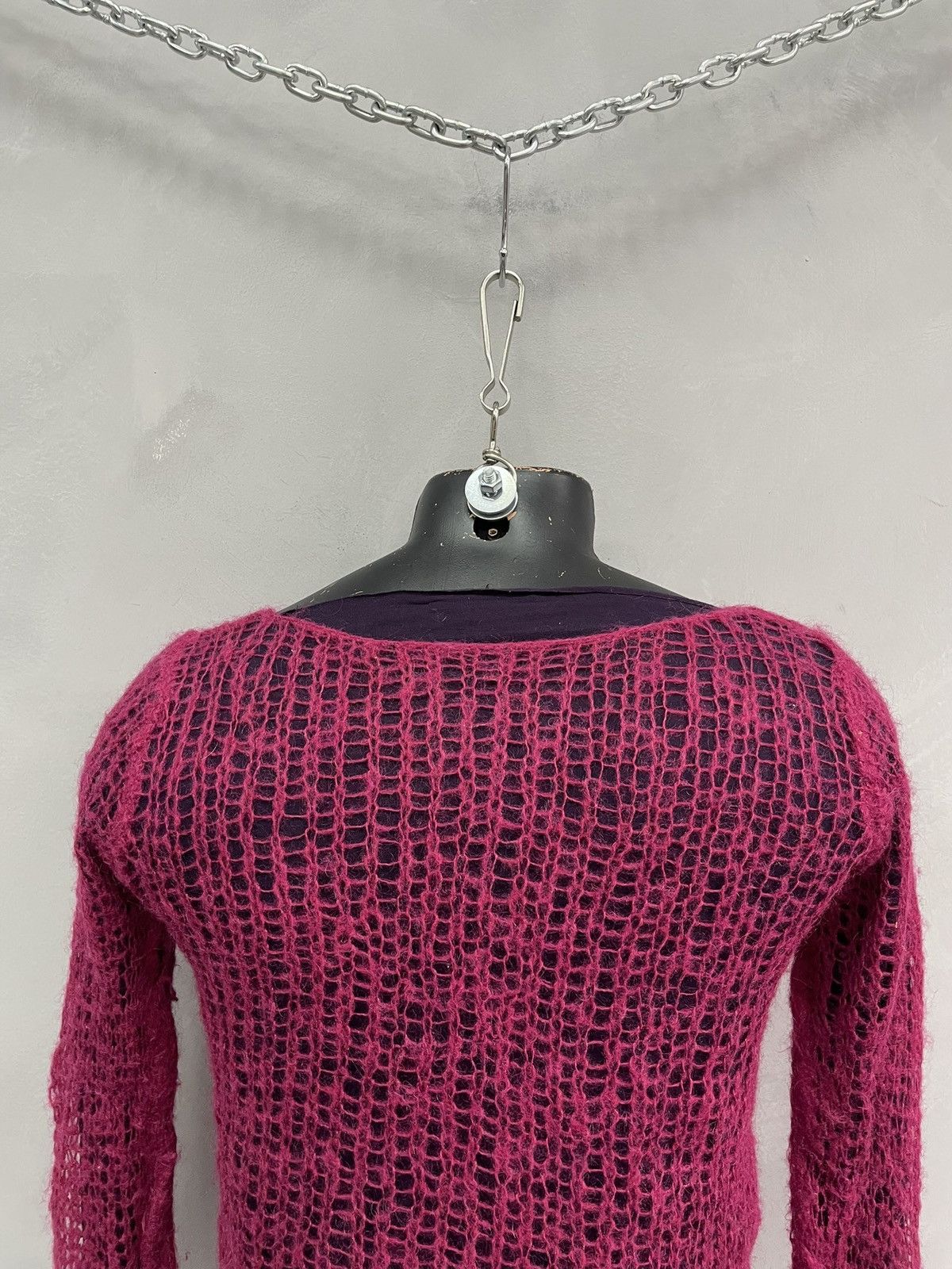 Diesel Mohair mesh sweater y2k diesel JPG style retro style Size S / US 4 / IT 40 - 8 Thumbnail