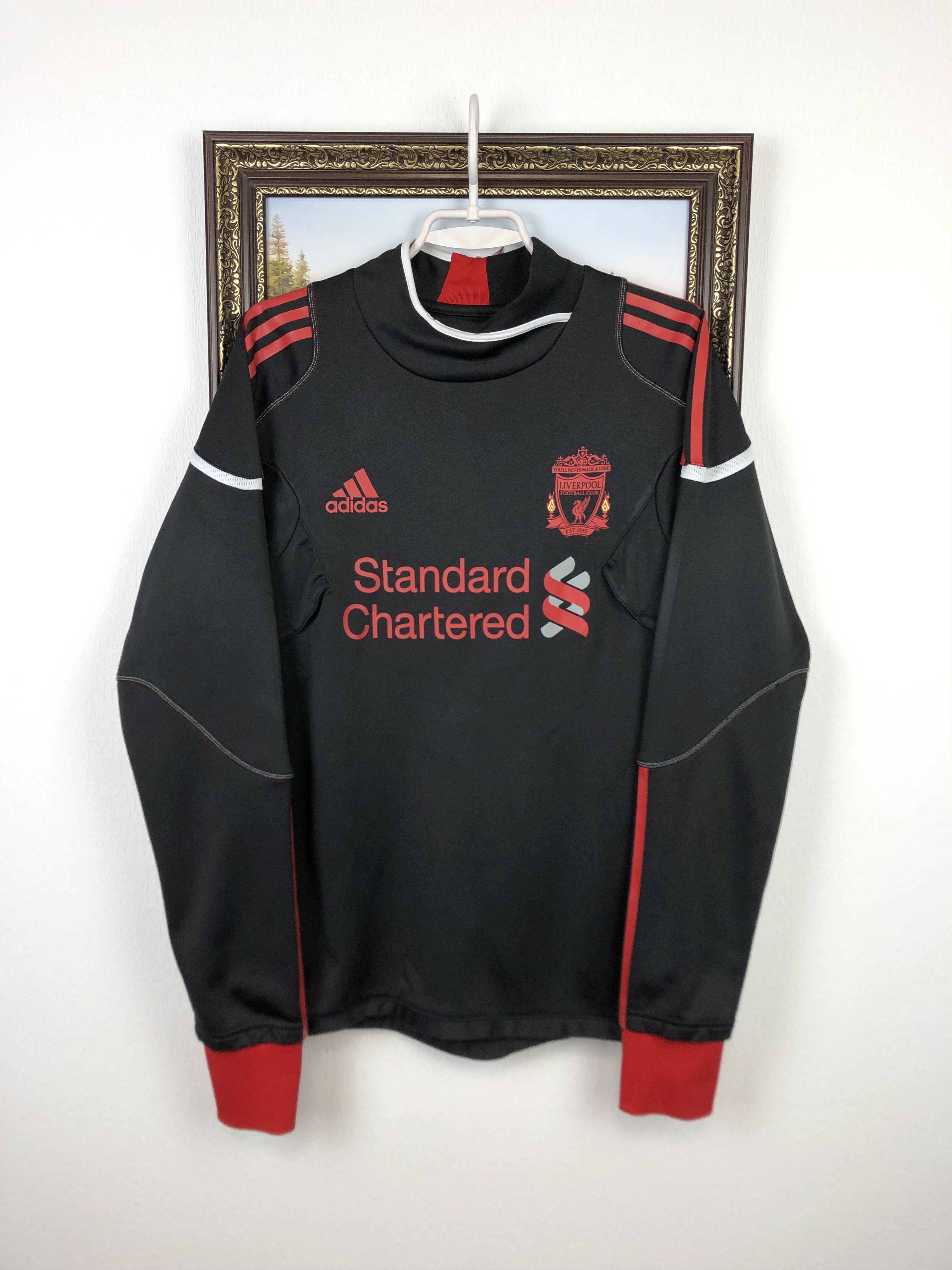 Adidas Vintage Liverpool Football Sweatshirt Soccer Jacket Track Size US M / EU 48-50 / 2 - 1 Thumbnail