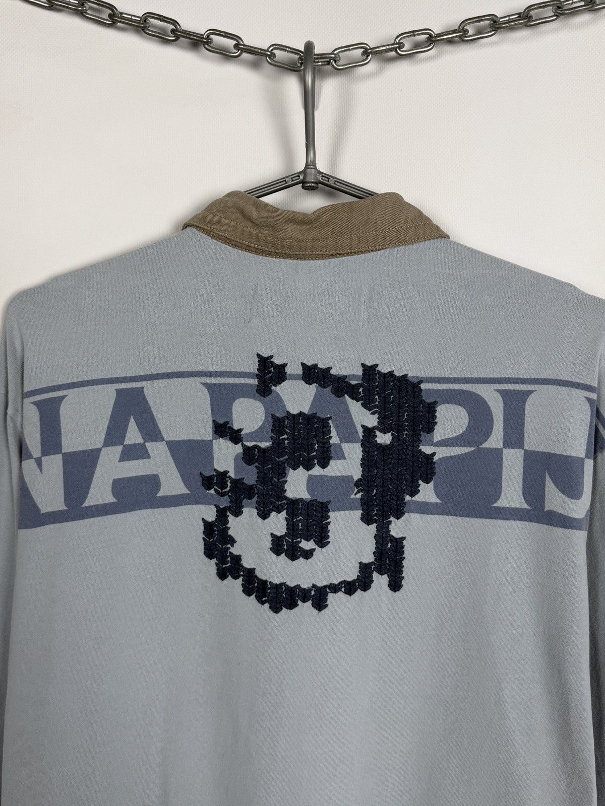 Napapijri Men’s Napapijri Project Polo Long Sleeve Shirt Big Logo XXL Size US XXL / EU 58 / 5 - 14 Thumbnail