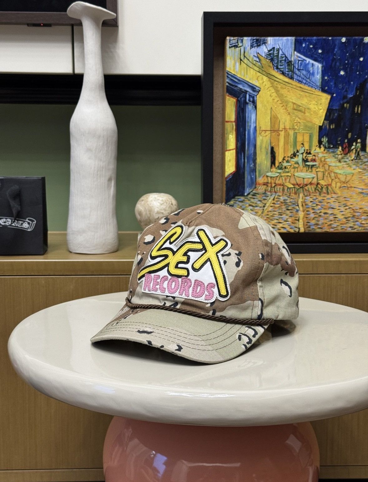 Chrome Hearts Chrome Hearts Matty Boy Sex Records 5 Panel Hat Camo