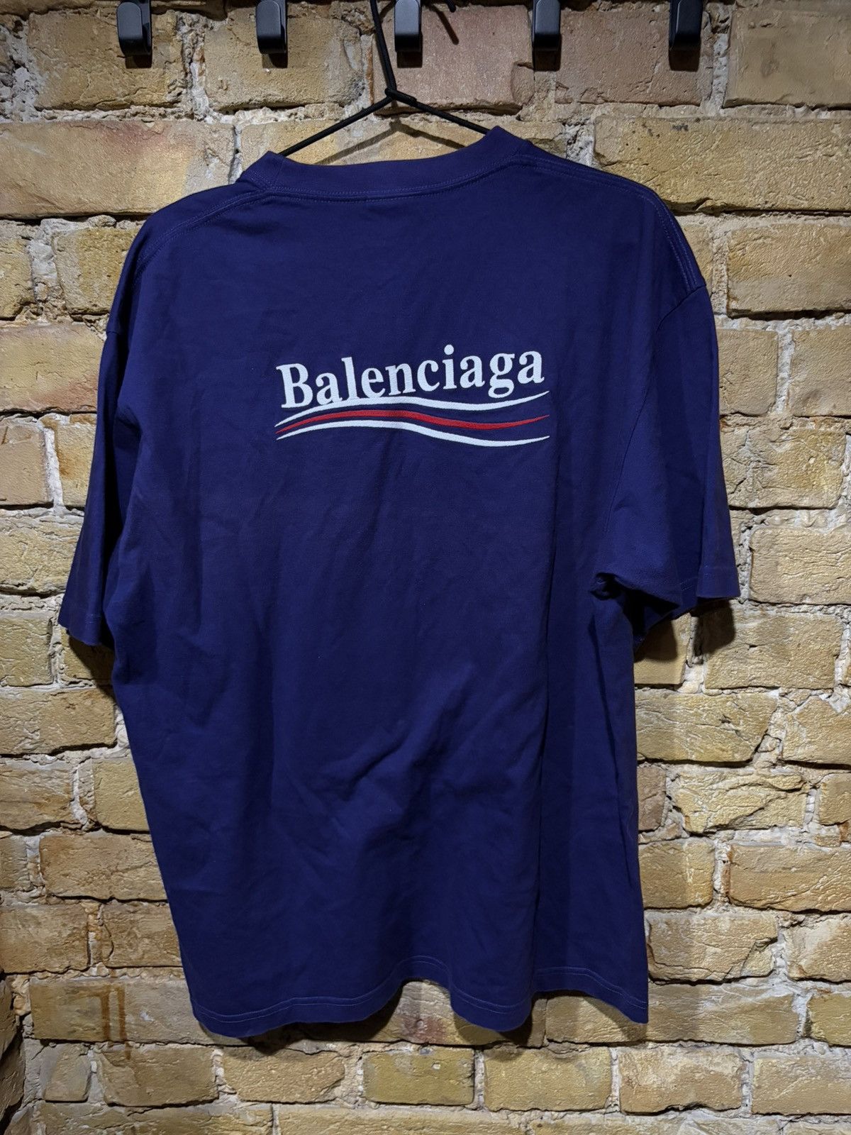 Balenciaga Balenciaga campaign EMBROIDERED LOGO tee Size US L / EU 52-54 / 3 - 2 Thumbnail
