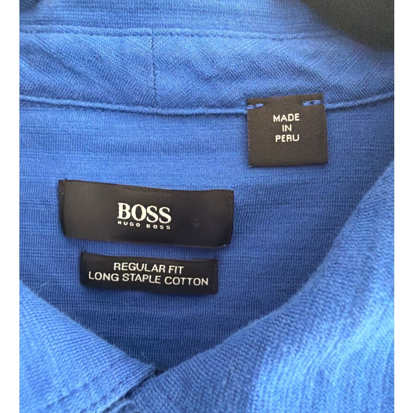 Hugo Boss Boss by Hugo Boss Blue Polo Shirt Men's Size Extra Large Size US S / EU 44-46 / 1 - 2 Thumbnail
