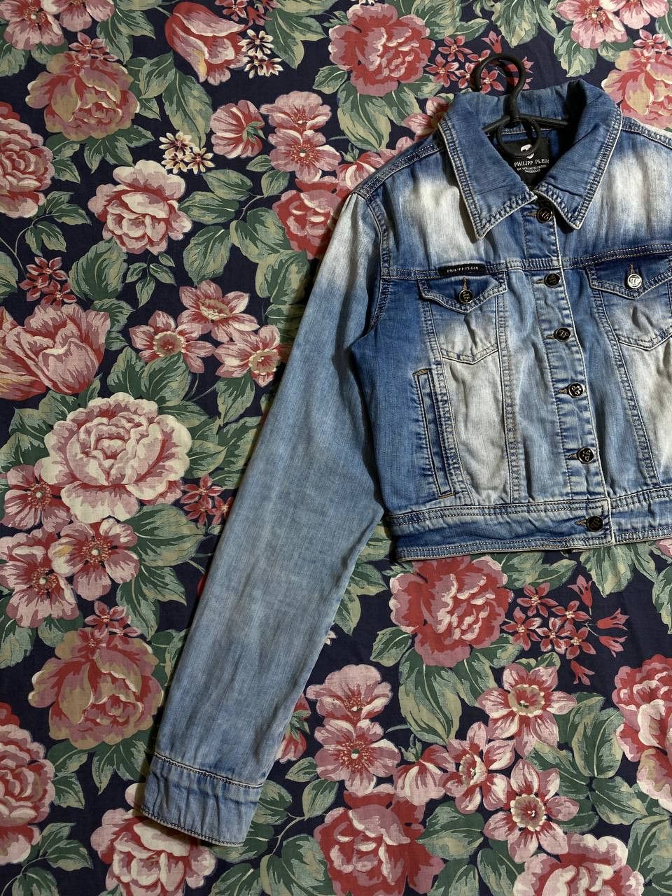 Philipp Plein × Vintage 🔥RARE🔥 PHILIPP PLEIN VINTAGE BASIC DENIM JACKET Size US M / EU 48-50 / 2 - 11 Thumbnail