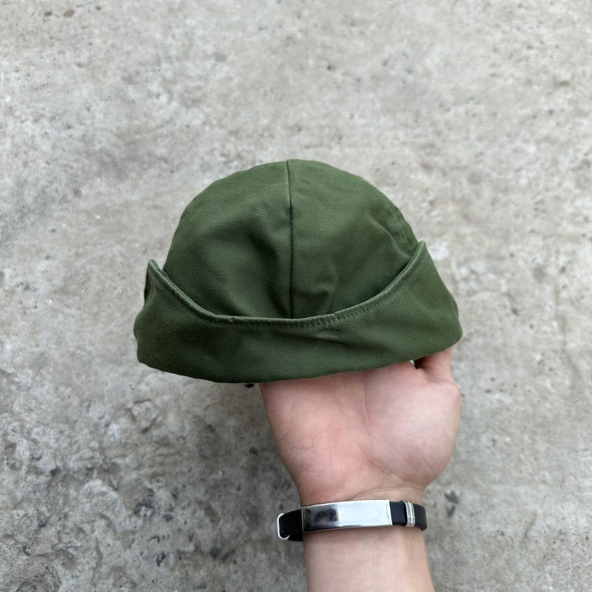 Issey Miyake Vintage Japanese Style Swedish Army Cap Hat Y2K Military Size ONE SIZE - 4 Thumbnail