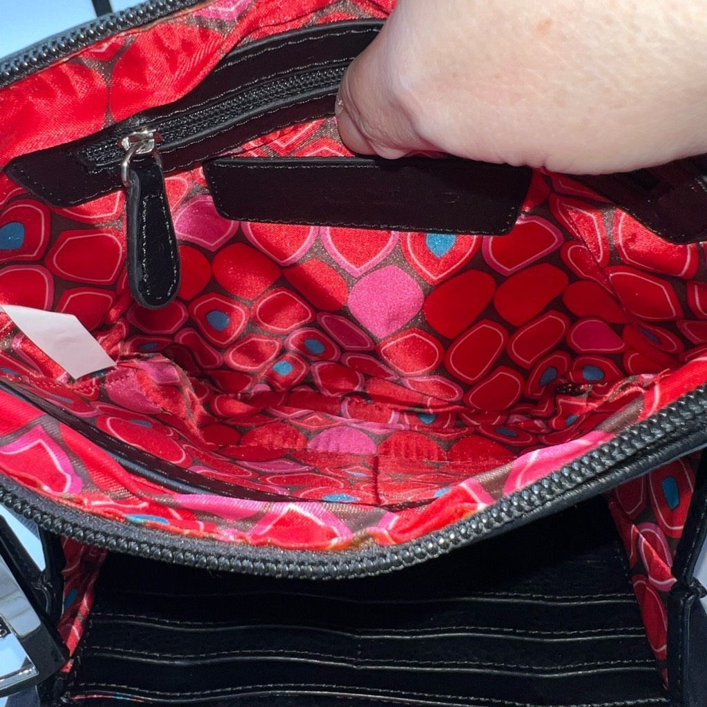 Other Tignanello Utility II Black Canvas and Leather Crossbody with Pouch Size ONE SIZE - 13 Thumbnail