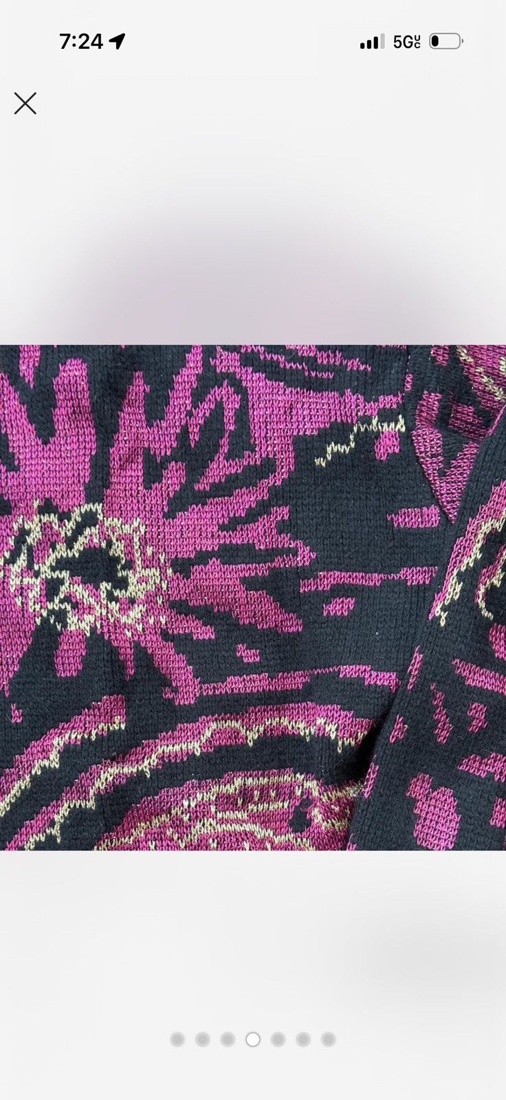 Dior Vintage Christian Dior Floral Cardigan from the 80s Size M / US 6-8 / IT 42-44 - 4 Thumbnail