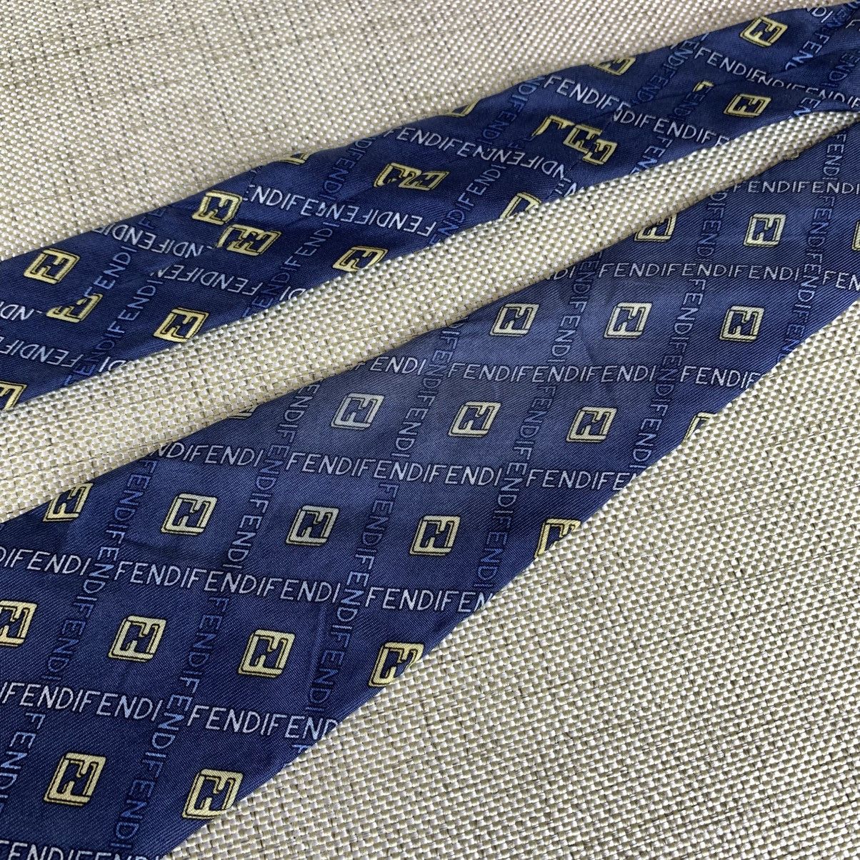 Fendi × Vintage FENDI Vintage Tie Caravate Size ONE SIZE - 9 Thumbnail
