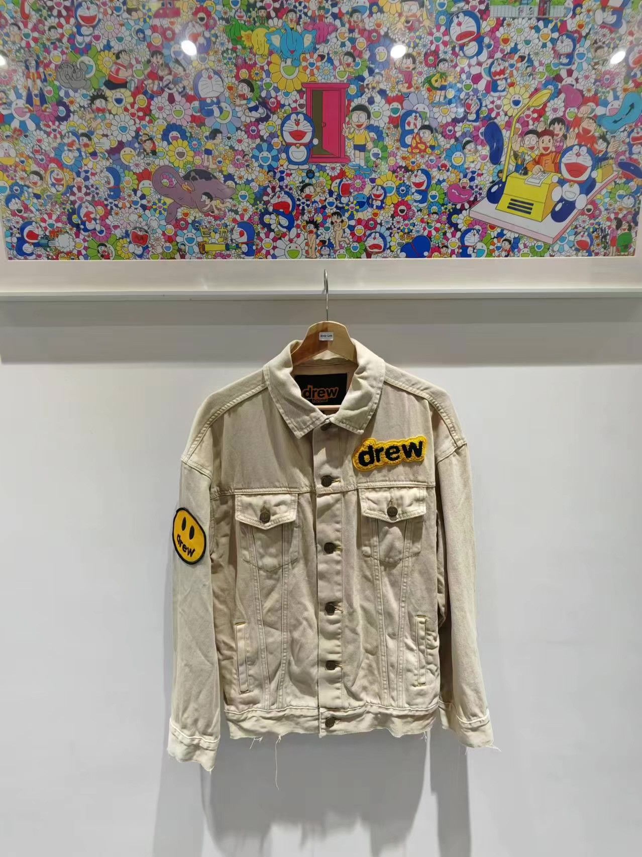 Drew House Drew House US Exclusive Patchwork Denim Jacket Q15 Size US XXS / EU 40 - 1 Thumbnail