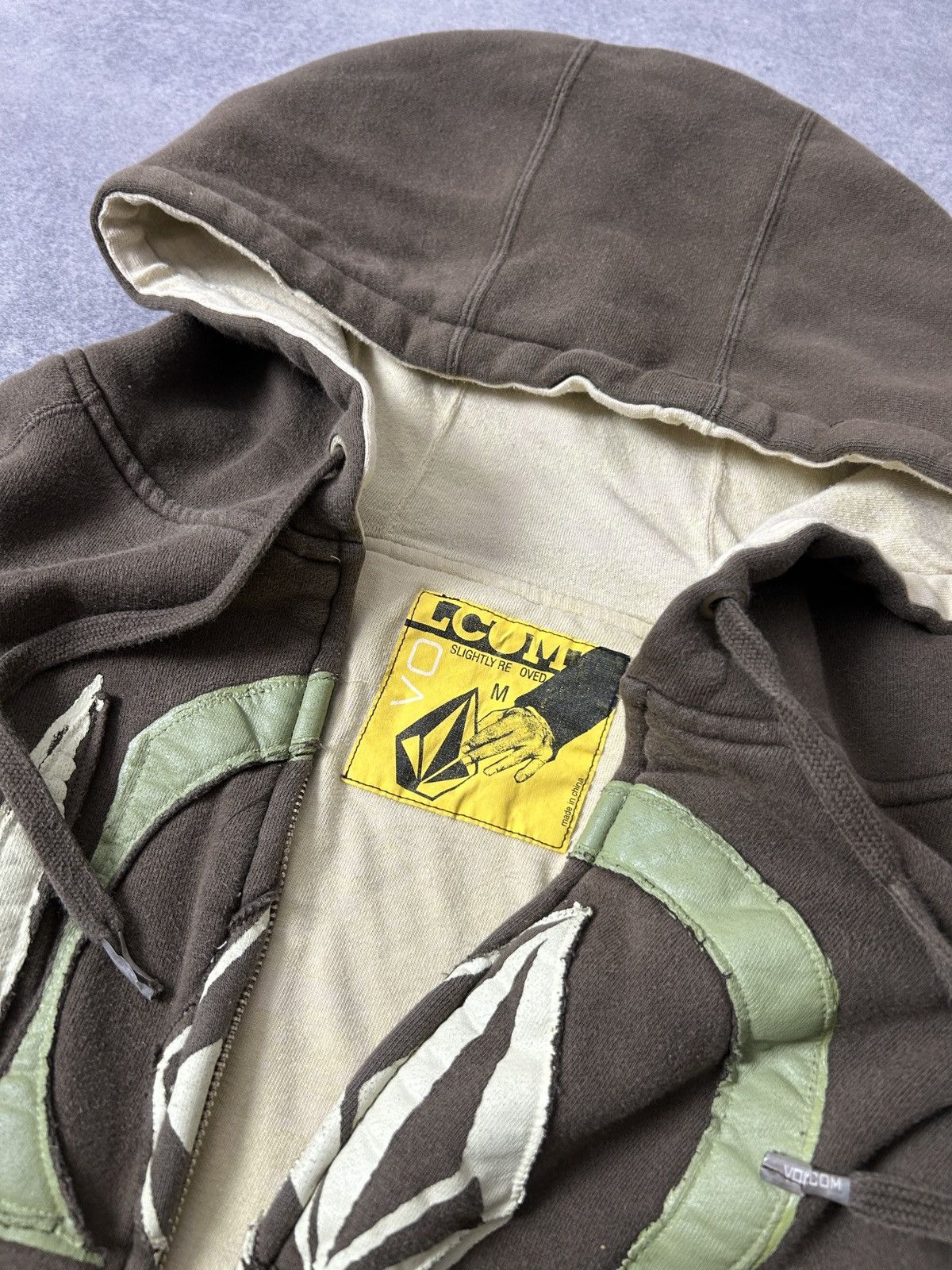 Volcom Volcom reversible brown baggy hoodies mens y2k Size US M / EU 48-50 / 2 - 5 Thumbnail