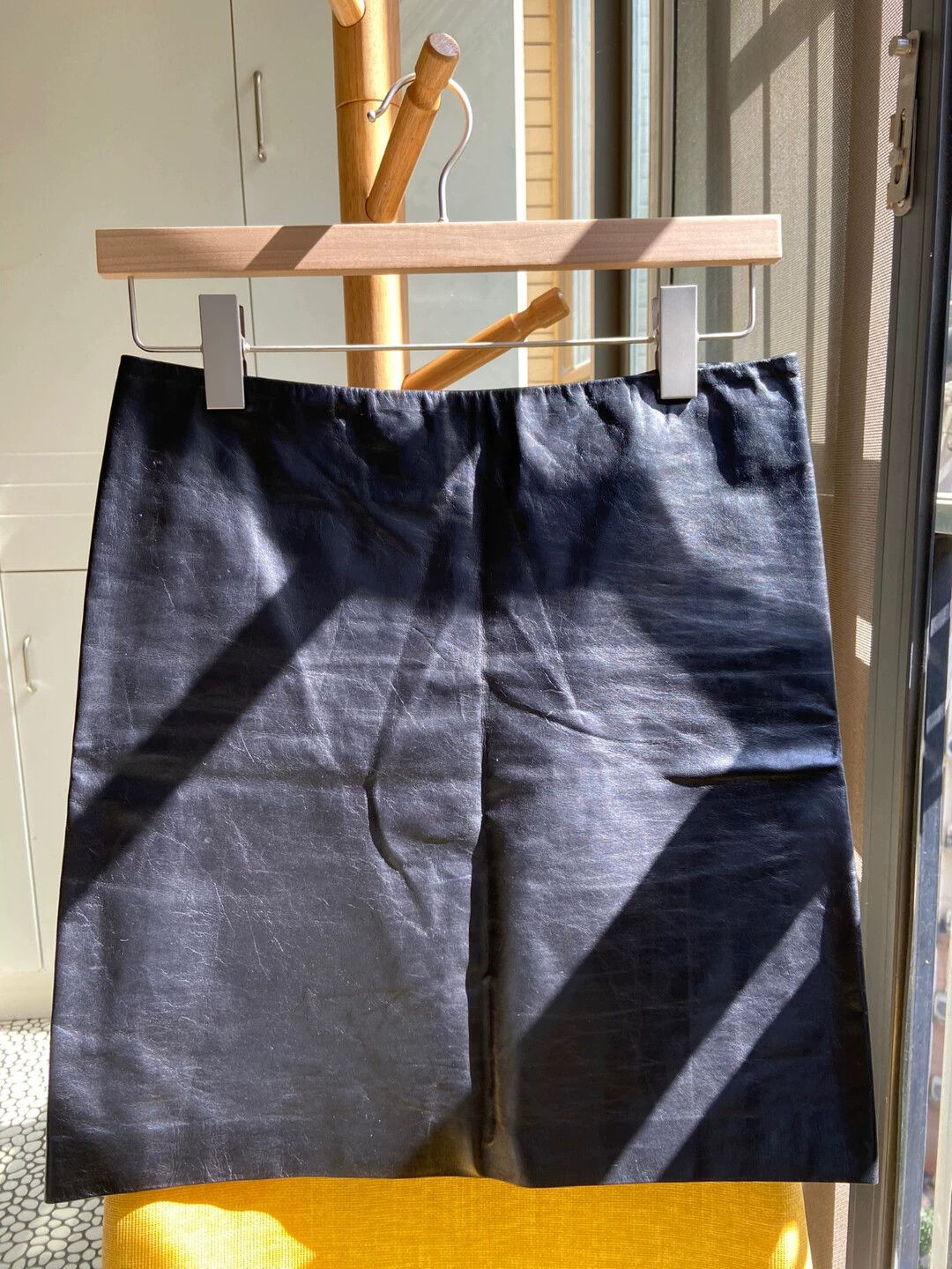 Ann Demeulemeester Ann Demeulemeester leather skirt Size 26" / US 2 / IT 38 - 2 Thumbnail