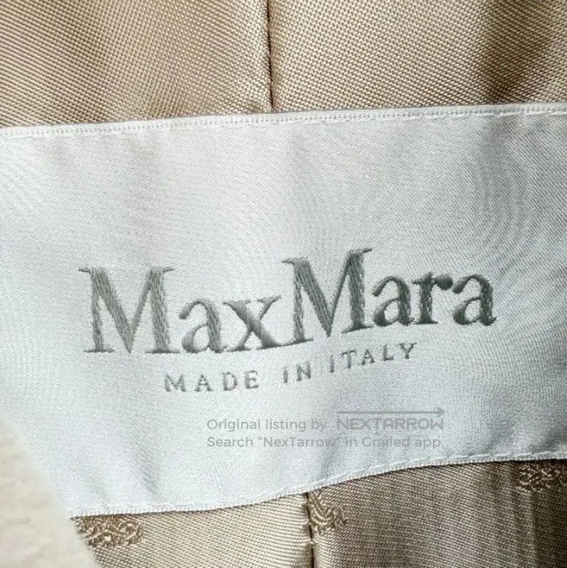Max Mara MaxMara Beige Wool Winter Short Coat . Size S / US 4 / IT 40 - 3 Thumbnail