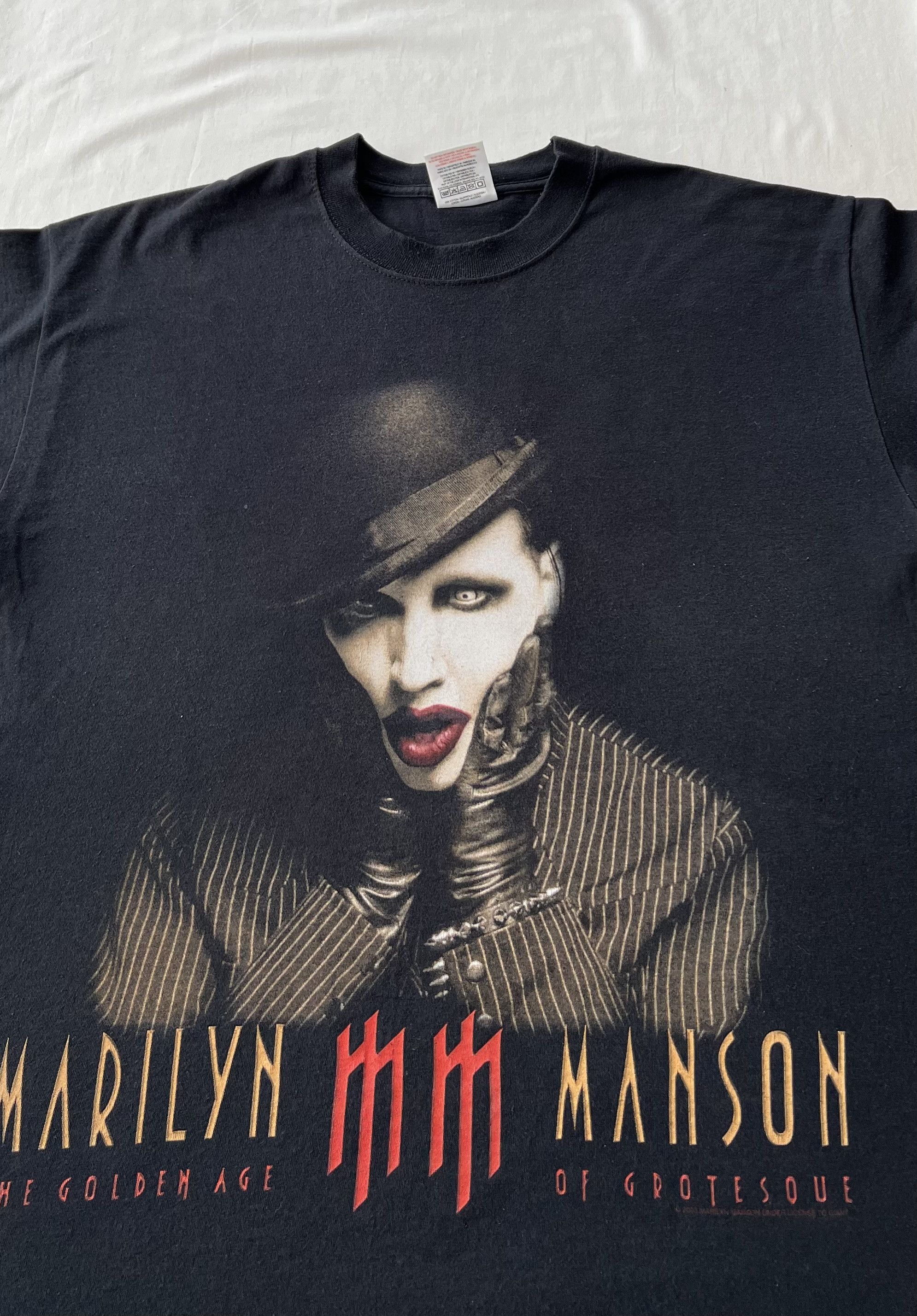 Band Tees Vintage 2003 Marilyn Manson The Golden Age of Grotesque Tee Size US M / EU 48-50 / 2 - 5 Thumbnail