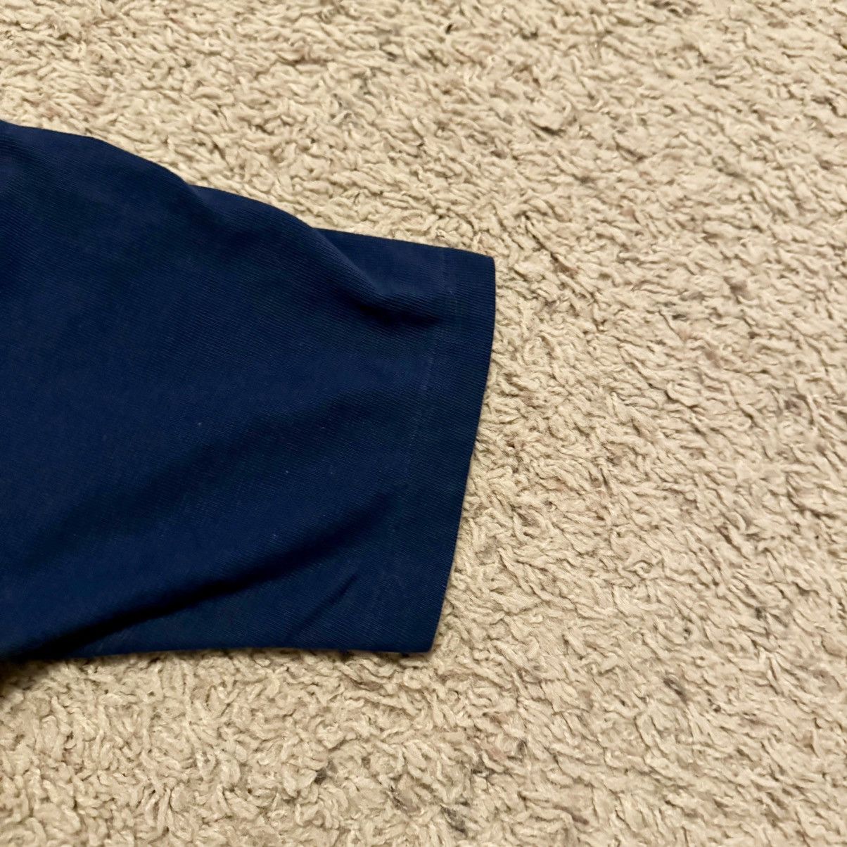 Sears TRUE VINTAGE 70s DARK BLUE MOCK NECK TEE! Size US M / EU 48-50 / 2 - 4 Thumbnail