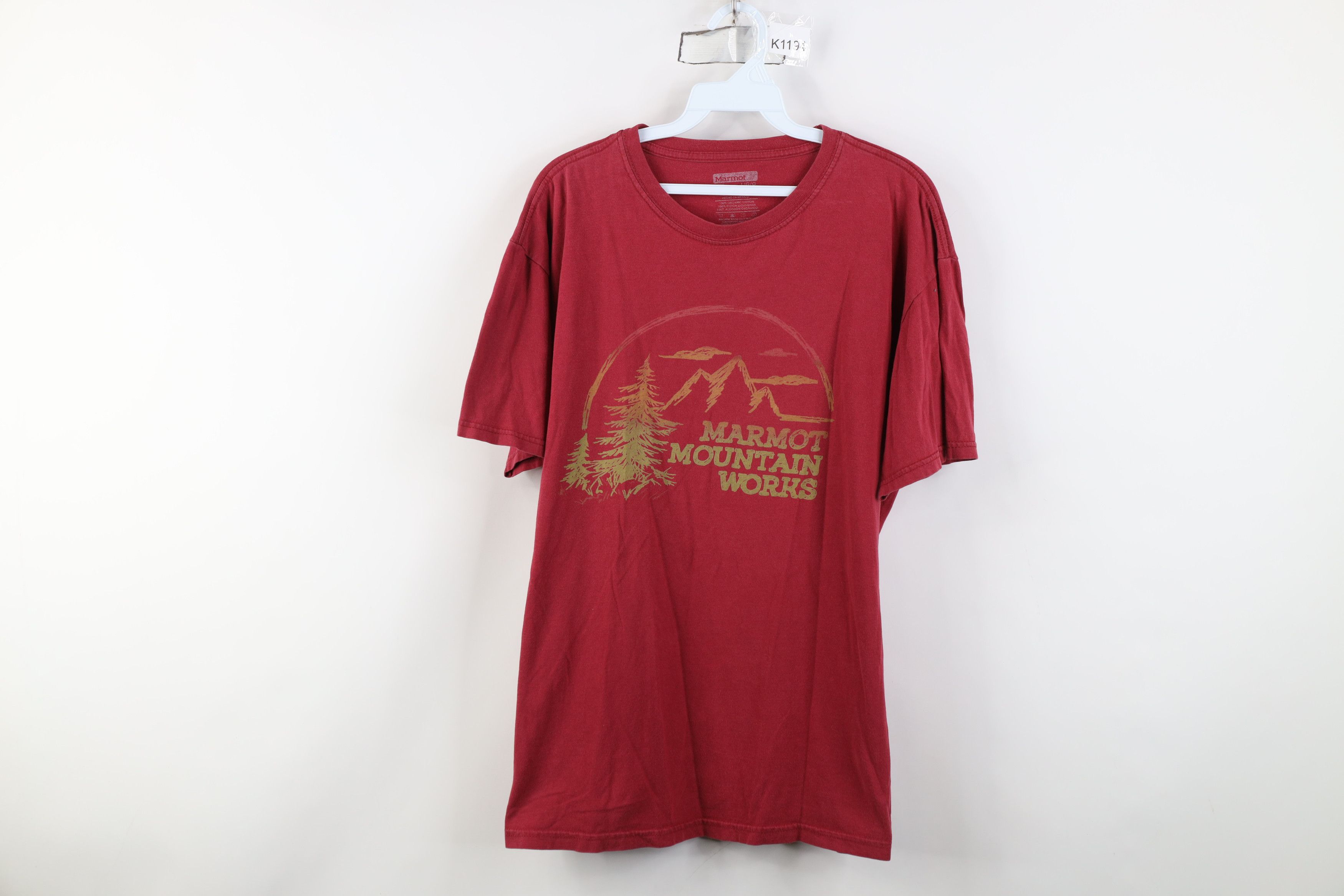 Marmot Marmot Spell Out Mountain Works Hiking Trekking T-Shirt Size US L / EU 52-54 / 3 - 1 Thumbnail