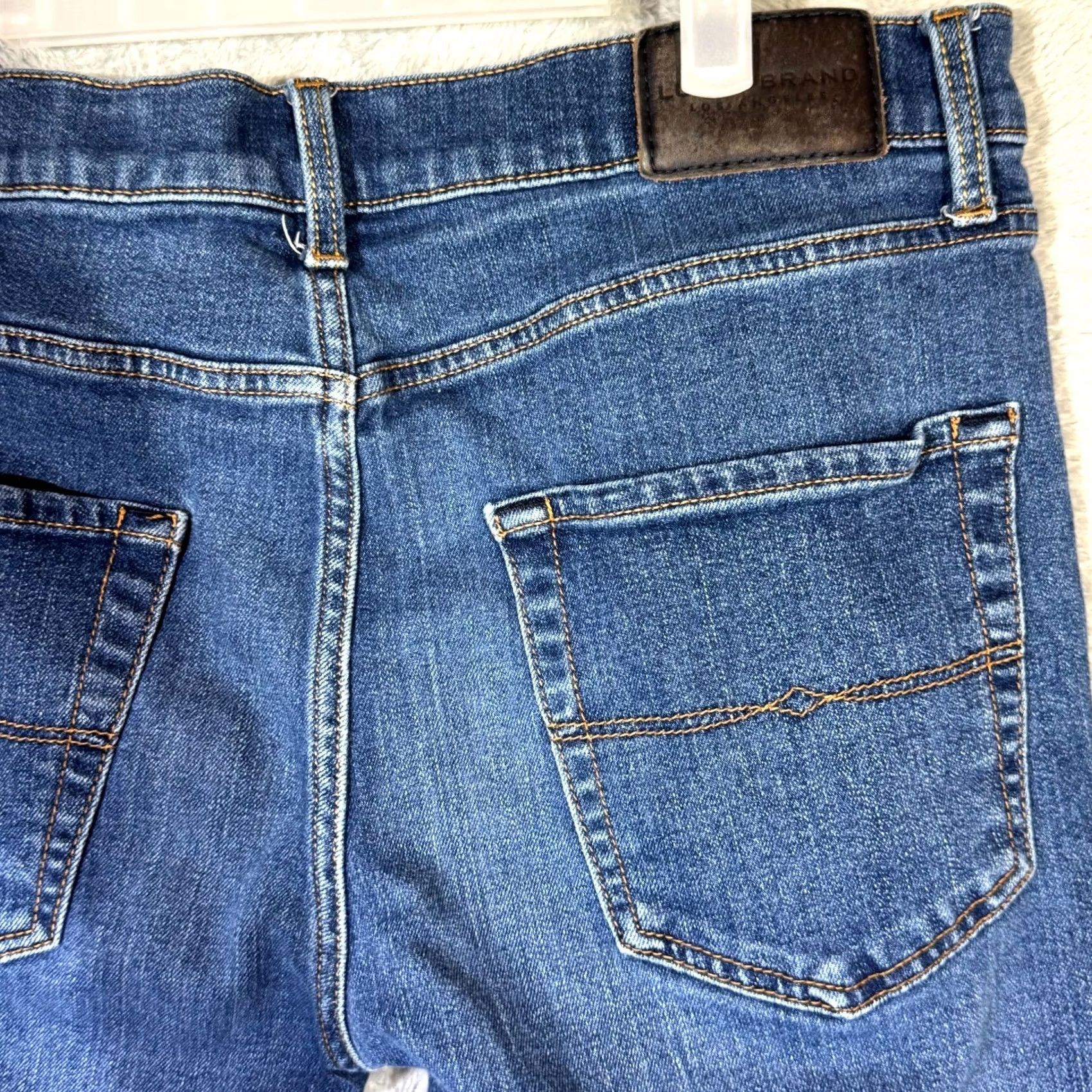 Lucky Brand Lucky Brand 410 Jeans Men’s 32x30 Blue Denim Athletic Slim Mid-Rise Straight Size US 32 / EU 48 - 7 Thumbnail