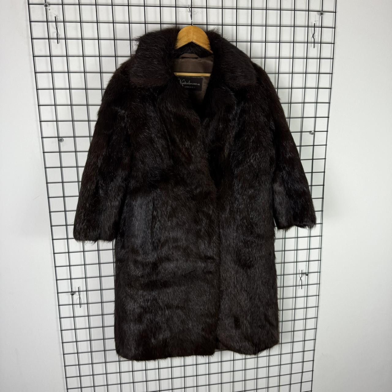 Vintage Mink Real Fur Jacket Womans Brown Size L / US 10 / IT 46 - 5 Thumbnail
