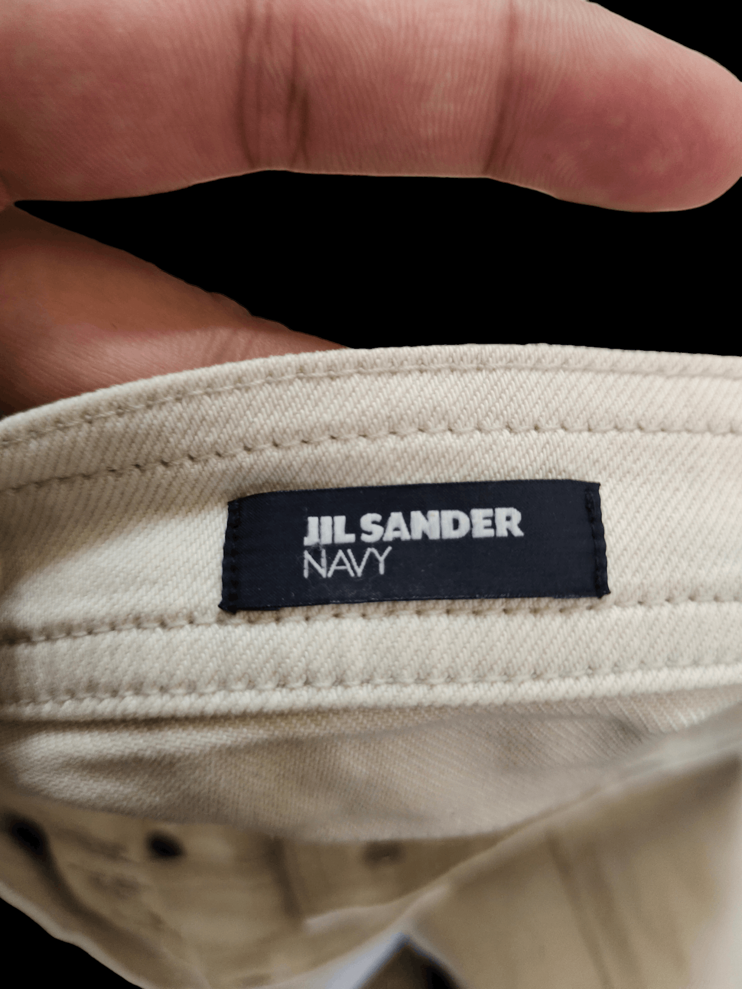 Jil Sander Jil Sander Lampo Zipper Navy Cream Denim Pants Skinny Fit Size 28" / US 6 / IT 42 - 16 Thumbnail